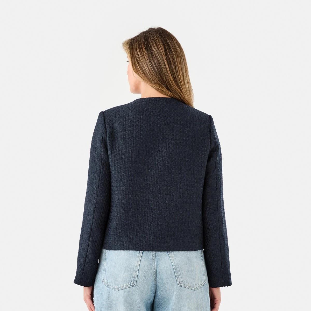 4 Boucle Jacket Navy Blaze, 4 of 7