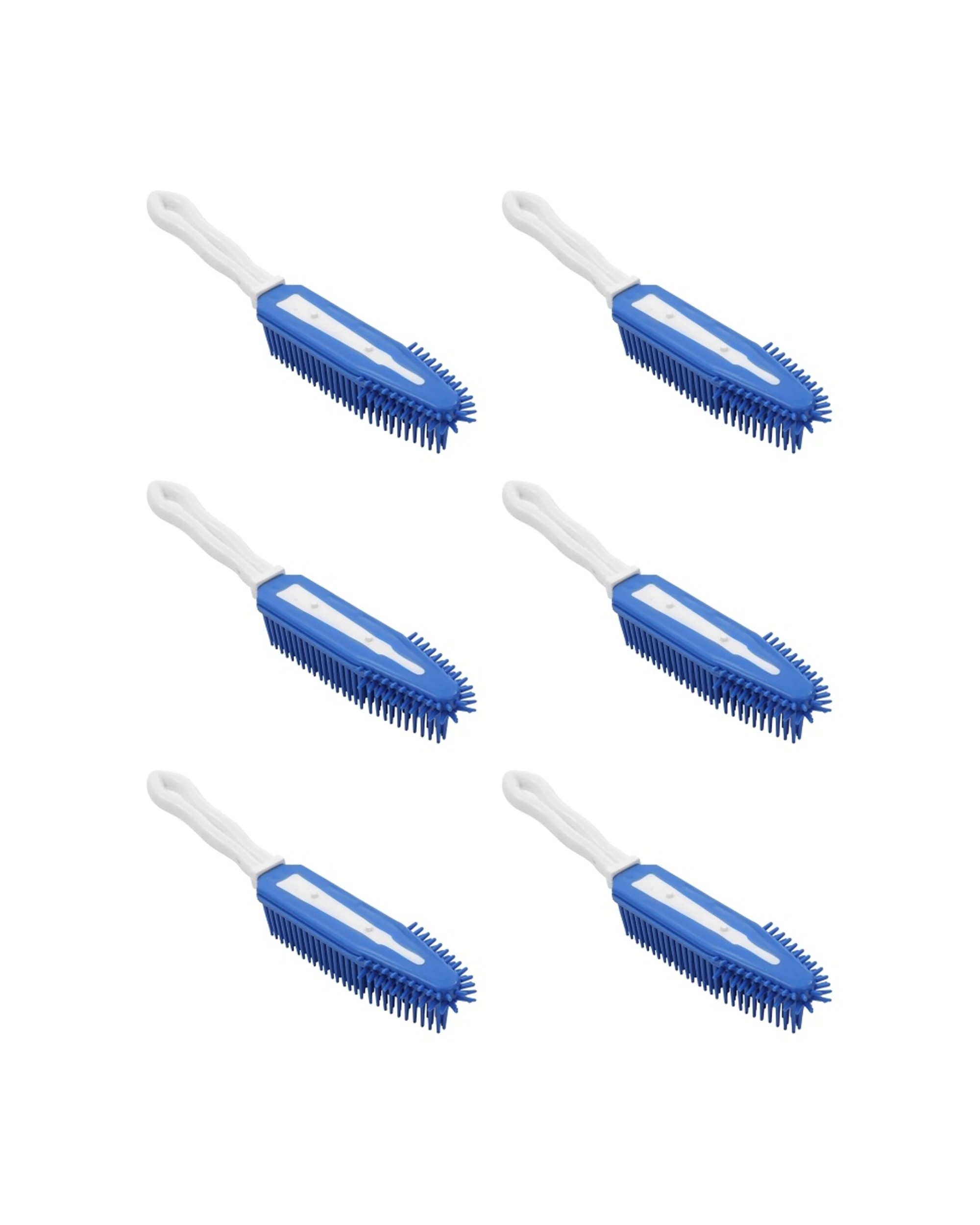 1 Paws And Claws 6pc Pet Dog Cat Bristle Brush Ergonomic Handle Grooming 27cm - Multi, 1 of 6