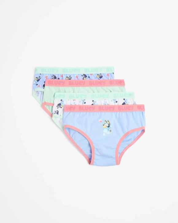 Bluey Girls Briefs 4 Pack Briefs