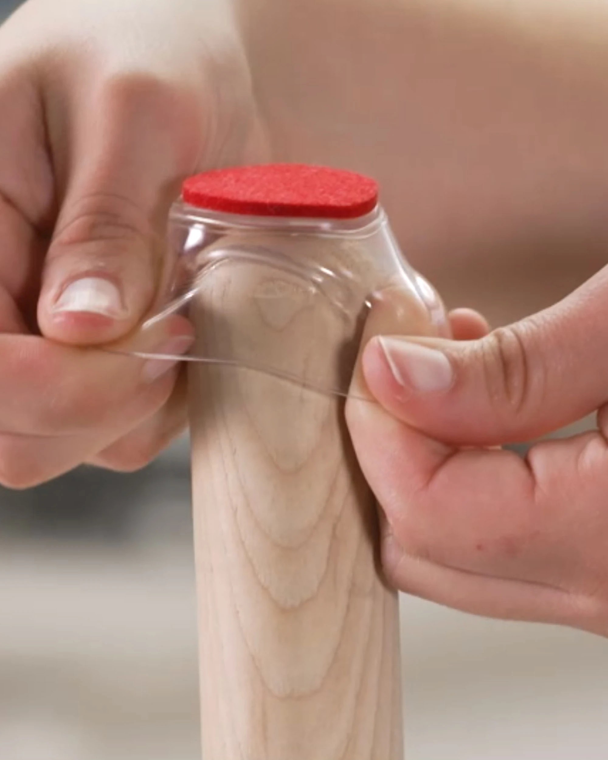 4 Global Shop Direct RUBY Sliders Slim 8 Pack Flexible Chair Sliders That Protect Your Floors, 4 of 6