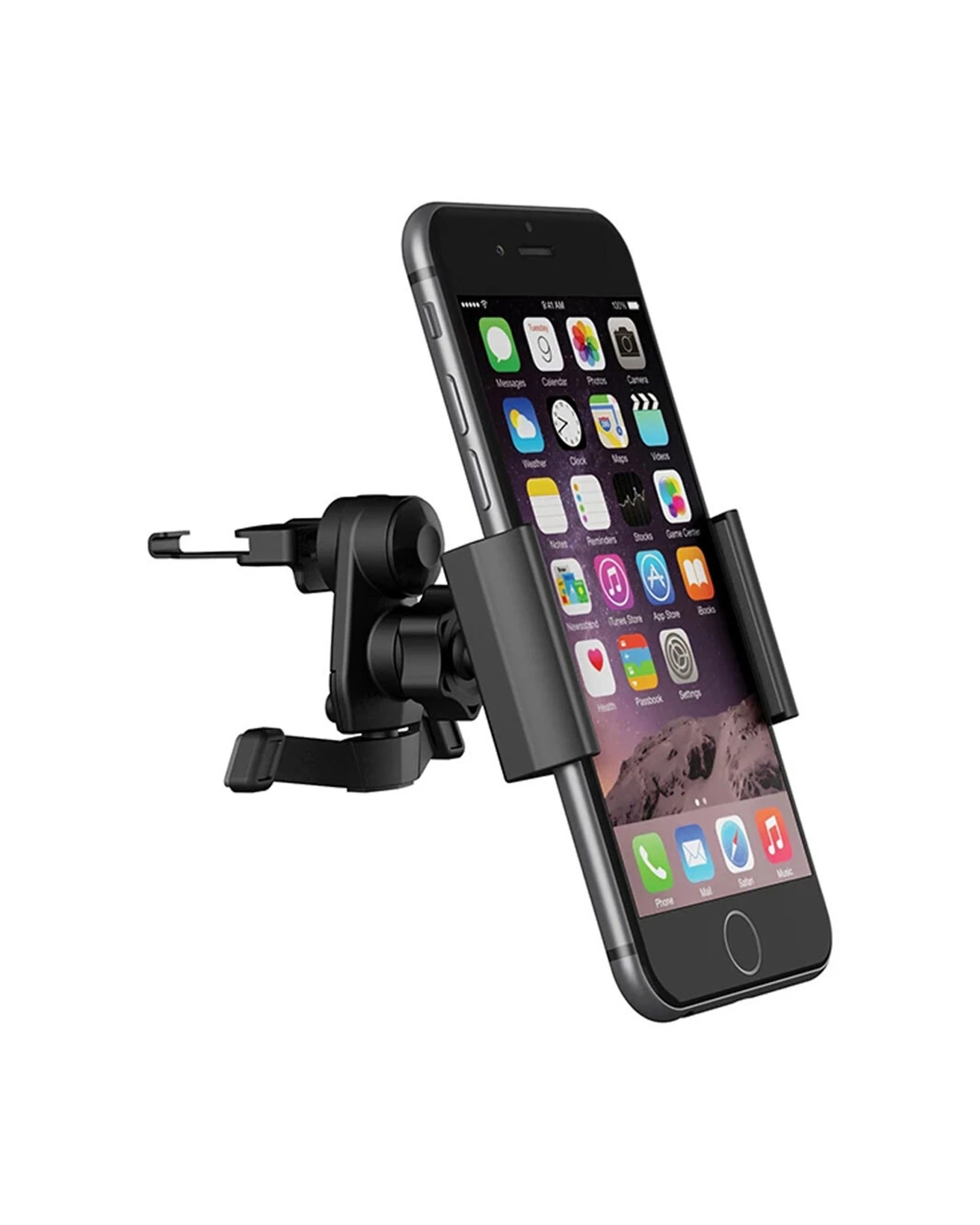 1 Cygnett VentView Vice Adjustable Air Vent Car Mount - Black, 1 of 5
