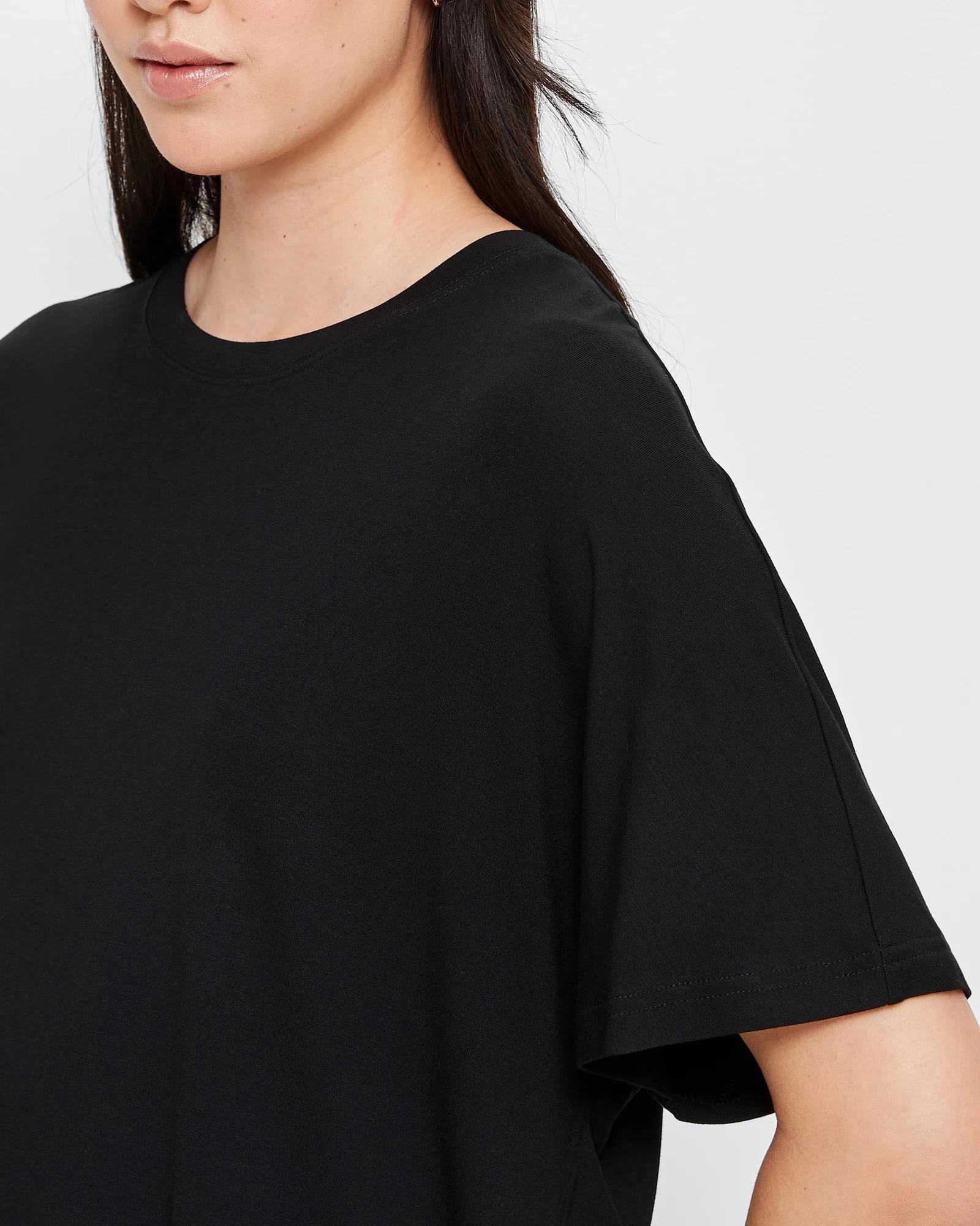 3 Target Slouchy Crew T-Shirt BLACK, 3 of 10