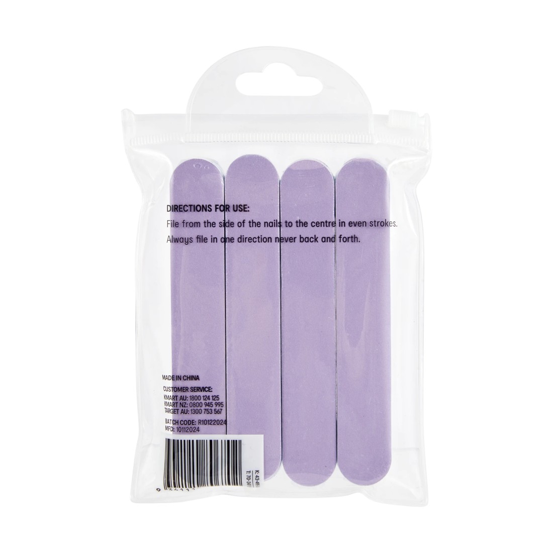 3 OXX Cosmetics 20 Piece Nail File Set - Purple, 3 of 3