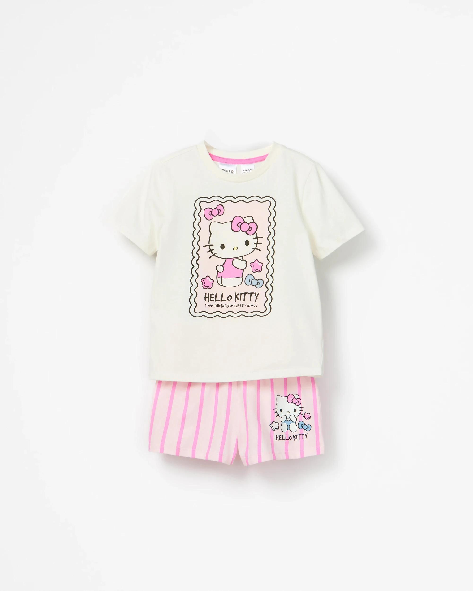 4 Hello Kitty Australian Cotton Younger Girls Pyjama Set 2 Pack HELLO KITTY, 4 of 7