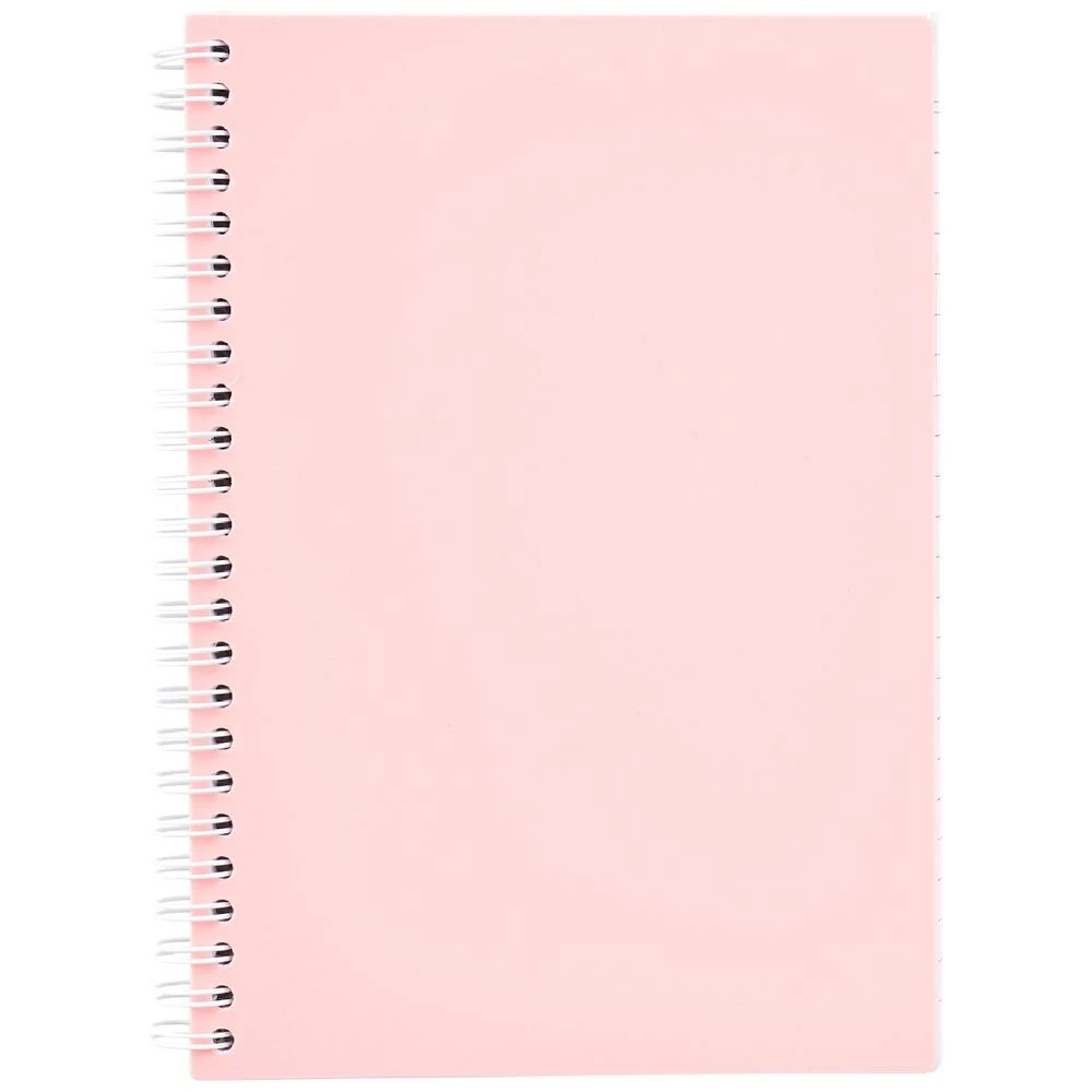 2 J.Burrows A5 PP Notebook 200 Page Pink, 2 of 3