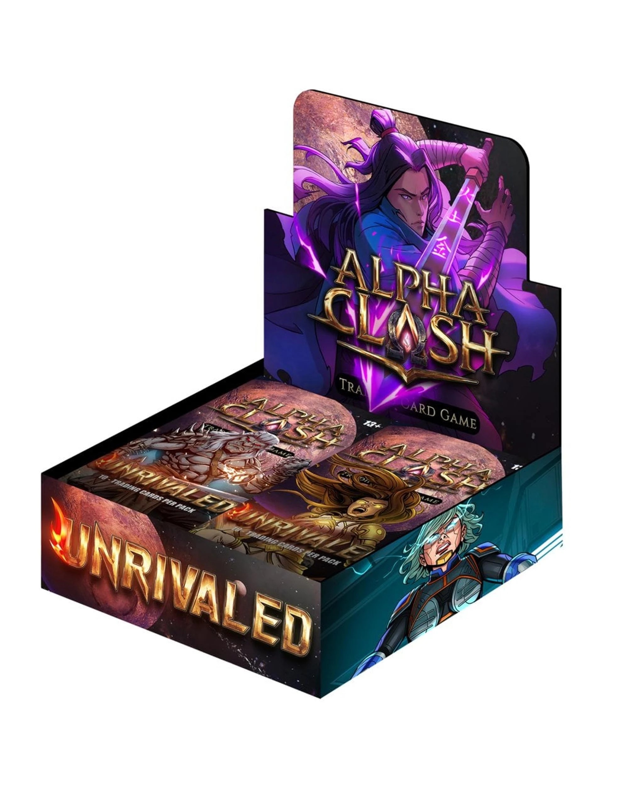1 Alpha Clash Trading Card Game Unrivaled Booster Box, 1 of 4