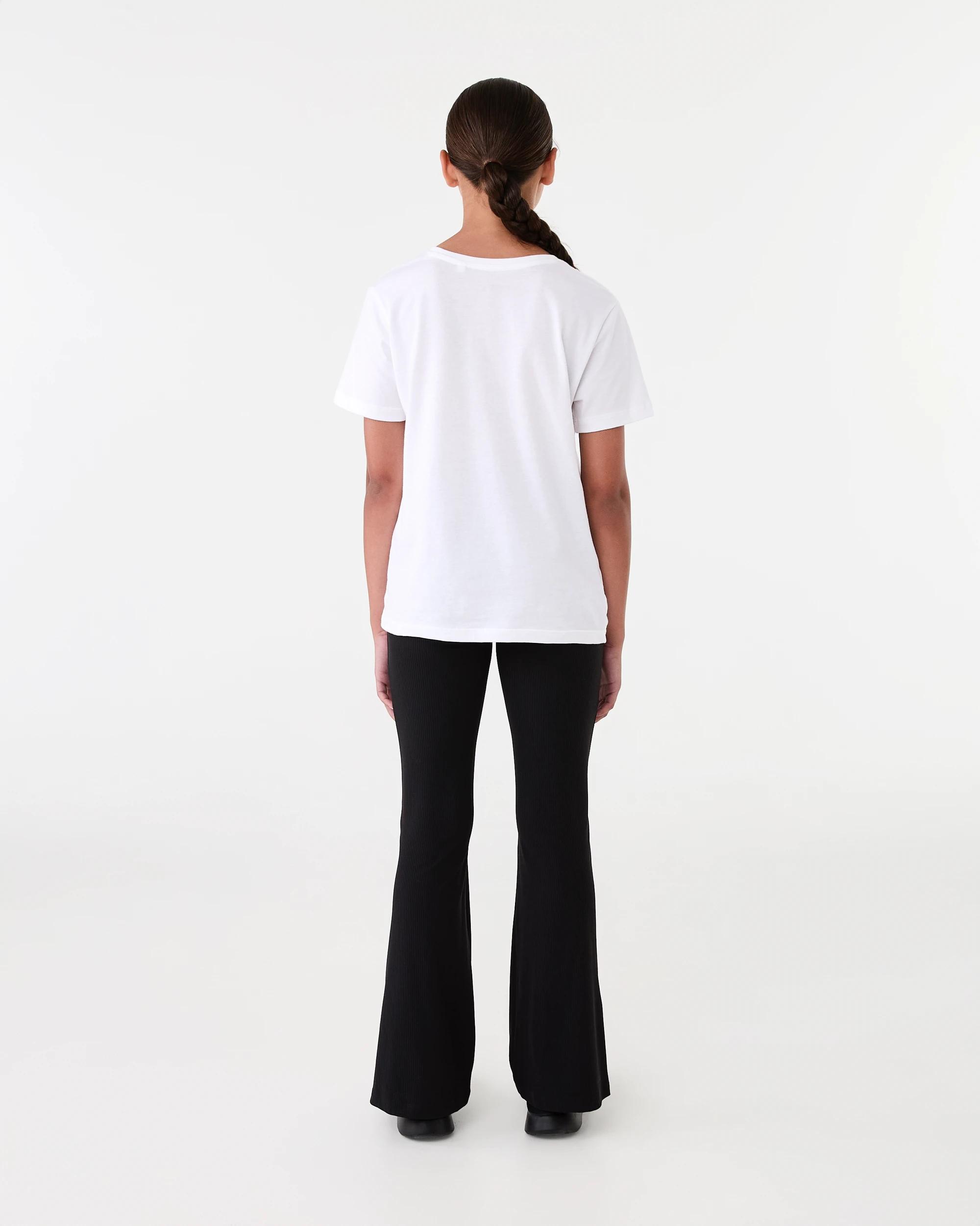 6 Active Flare Leggings with Splits Black, 6 of 6