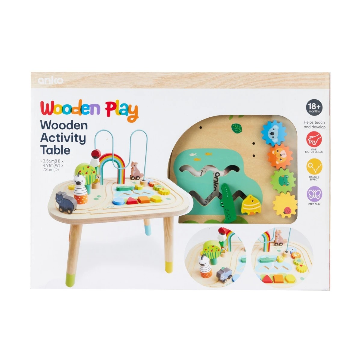 9 Wooden Play: Wooden Activity Table, 9 of 10