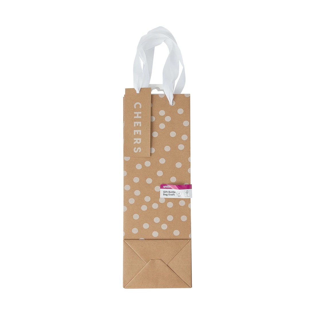 7 2 Pack Kraft Bottle Bags, 7 of 7