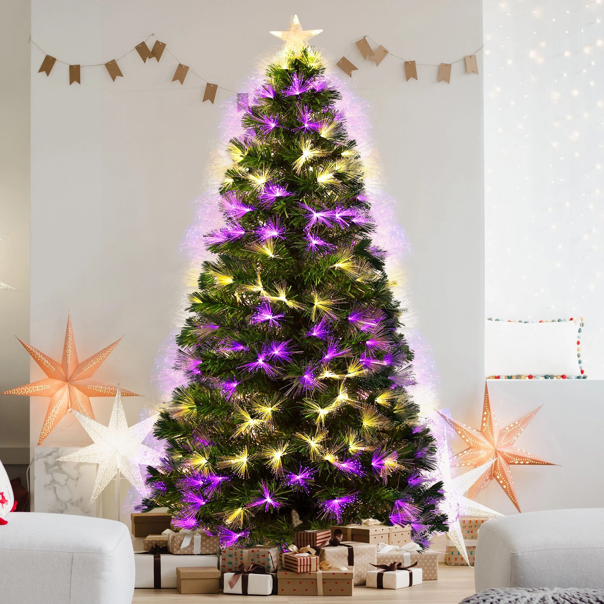 4 Santaco Christmas Trees 2.1m, 4 of 4