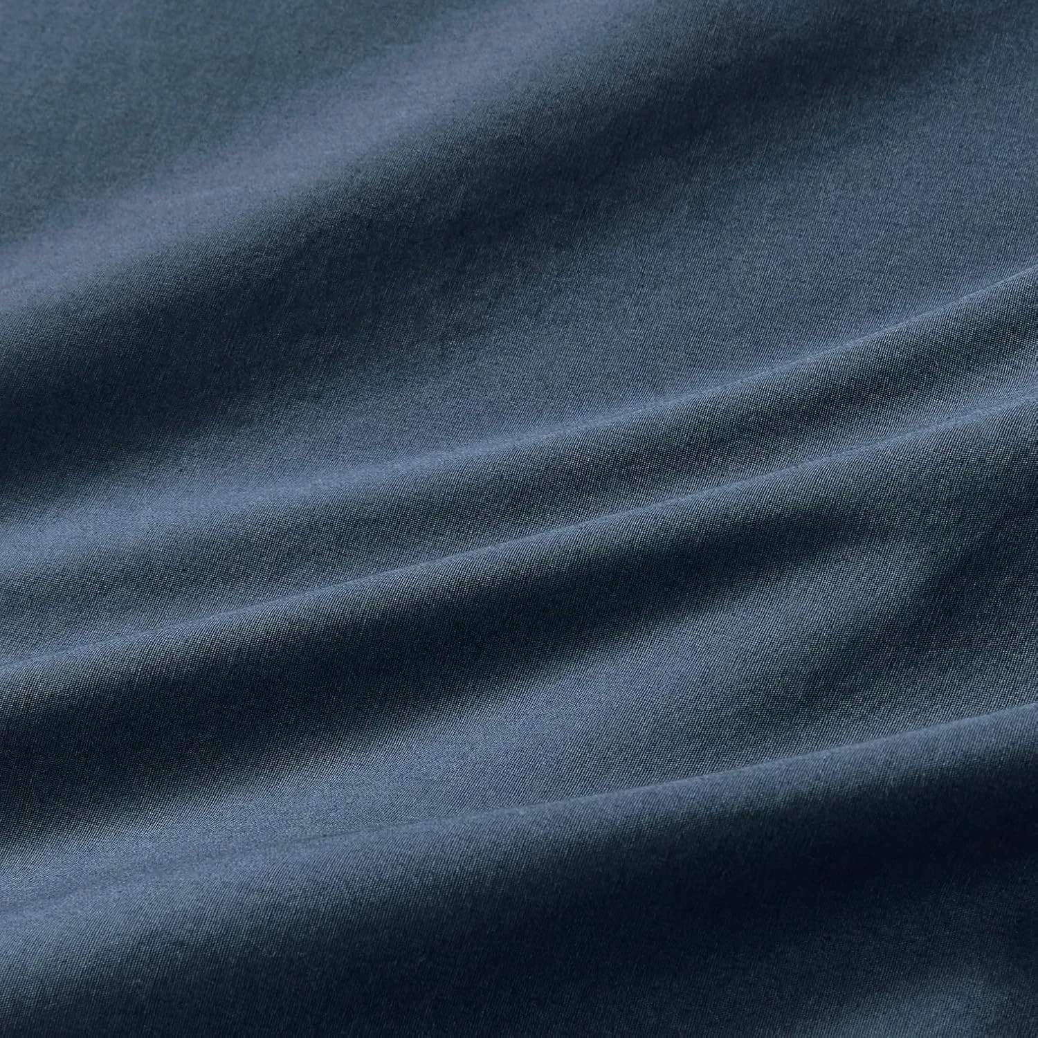 2 Gioia Casa Vintage Washed Cotton Quilt Cover Set Soft Breathable - Super King Bed - Dark Indigo, 2 of 4