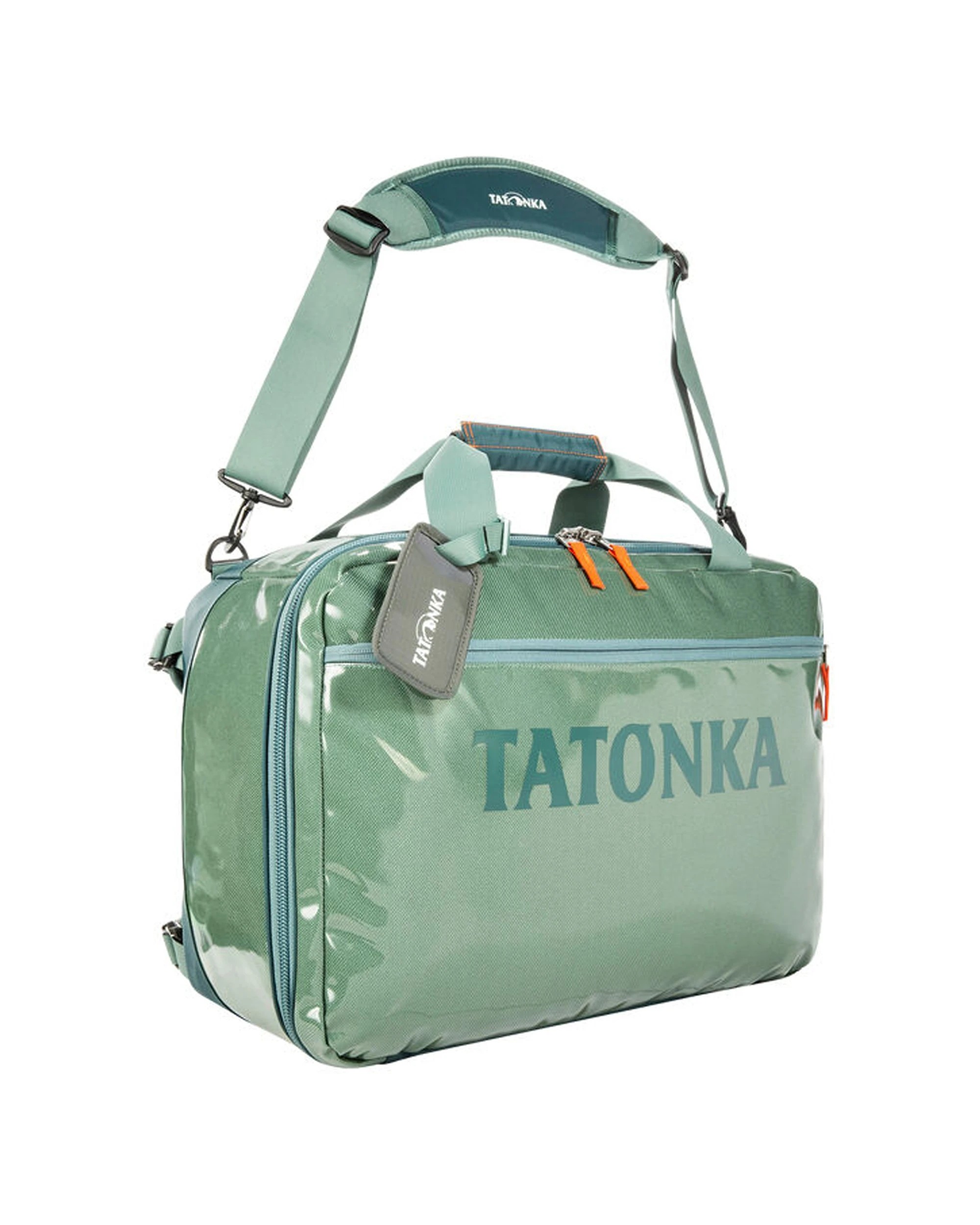 1 Tatonka Nylon Flight Outdoor Travel Duffel Bag 35L Back-Carrying System - Green, 1 of 10