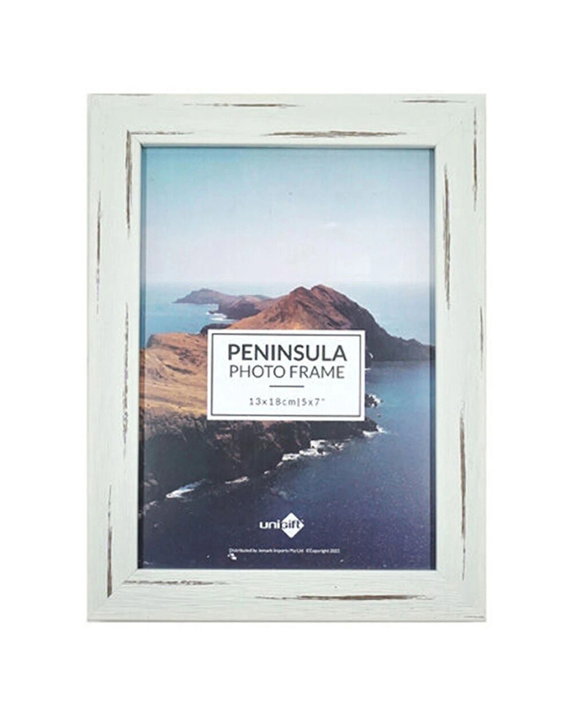 2 Unigift 6PK Peninsula Glass Picture Photo Frame 13x18cm - White, 2 of 2