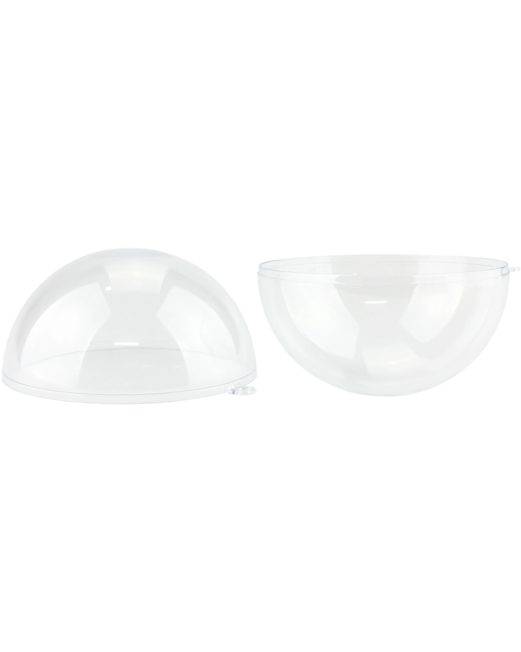 1 Partyrama Clear Plastic Fillable Bauble 20cm, 1 of 5