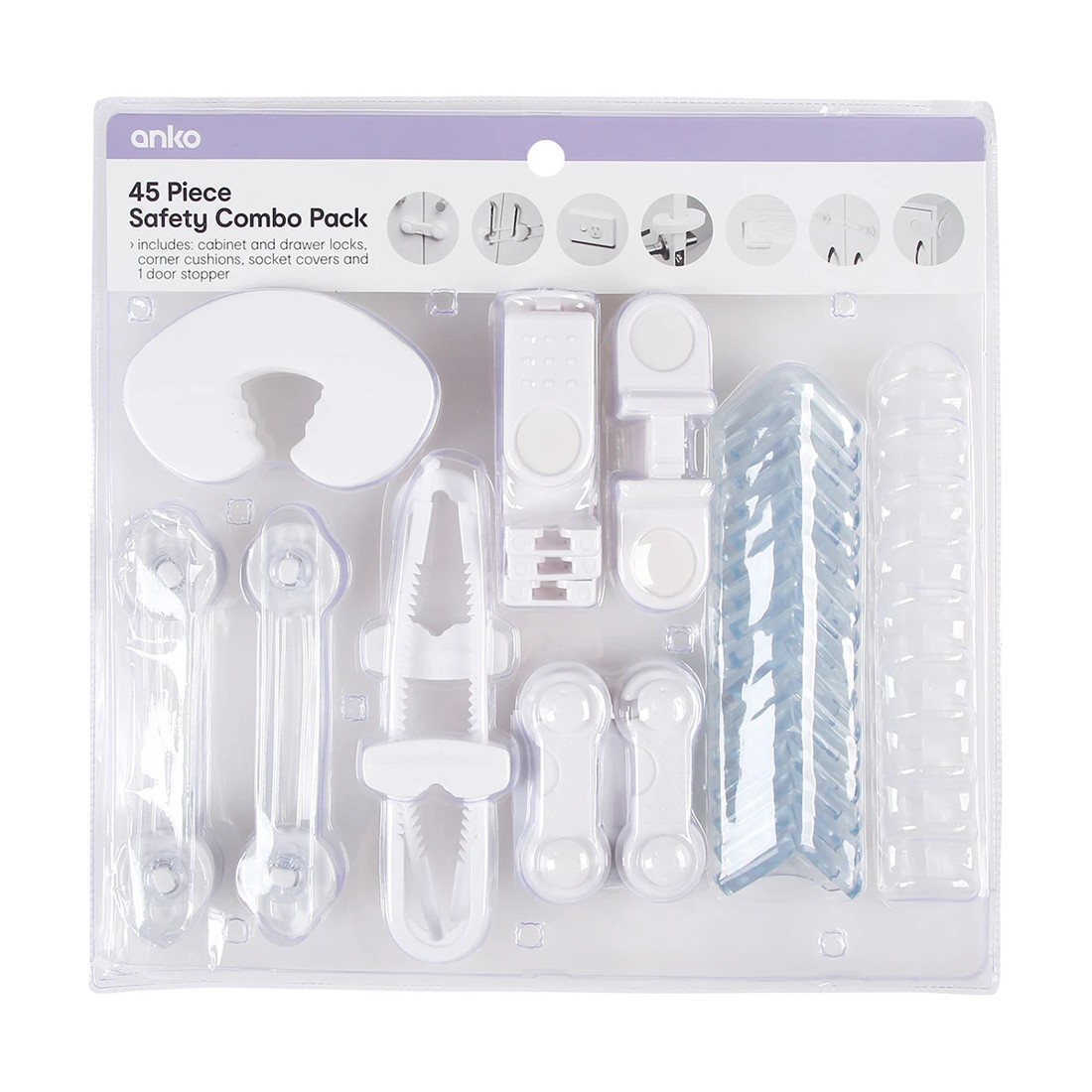 1 45 Piece Safety Combo Pack, 1 of 10