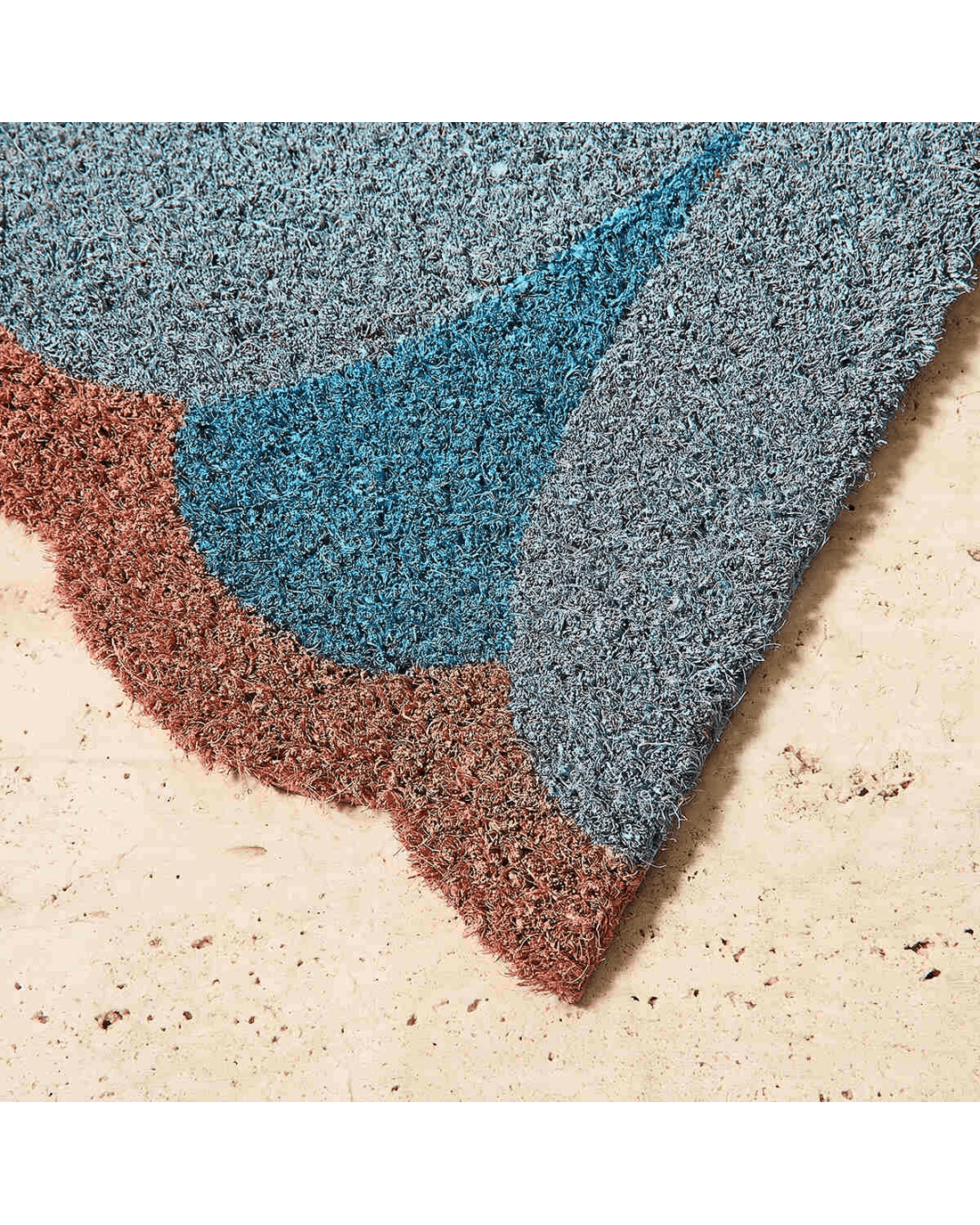 3 Floral Semicircle Door Mat - 81cm x 40.5cm, 3 of 5