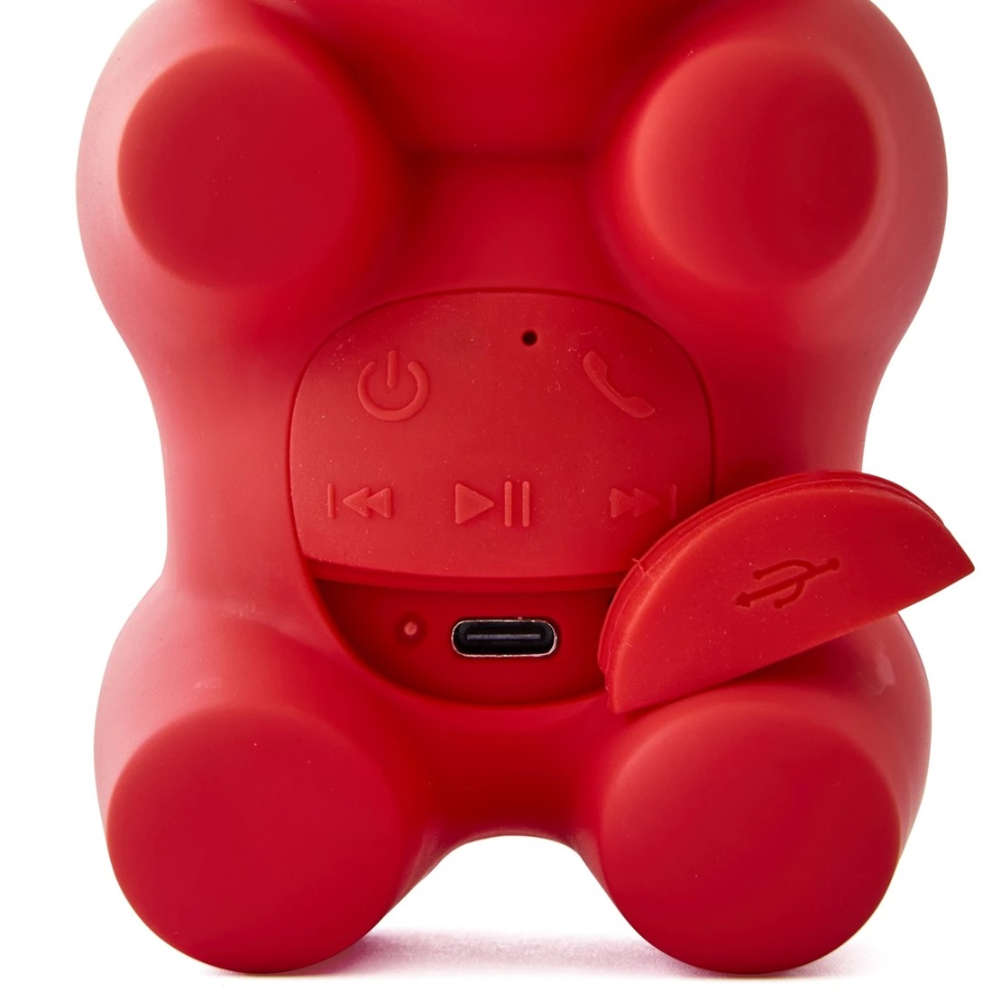 8 Splash Proof Speaker Bear - Red, 8 of 10