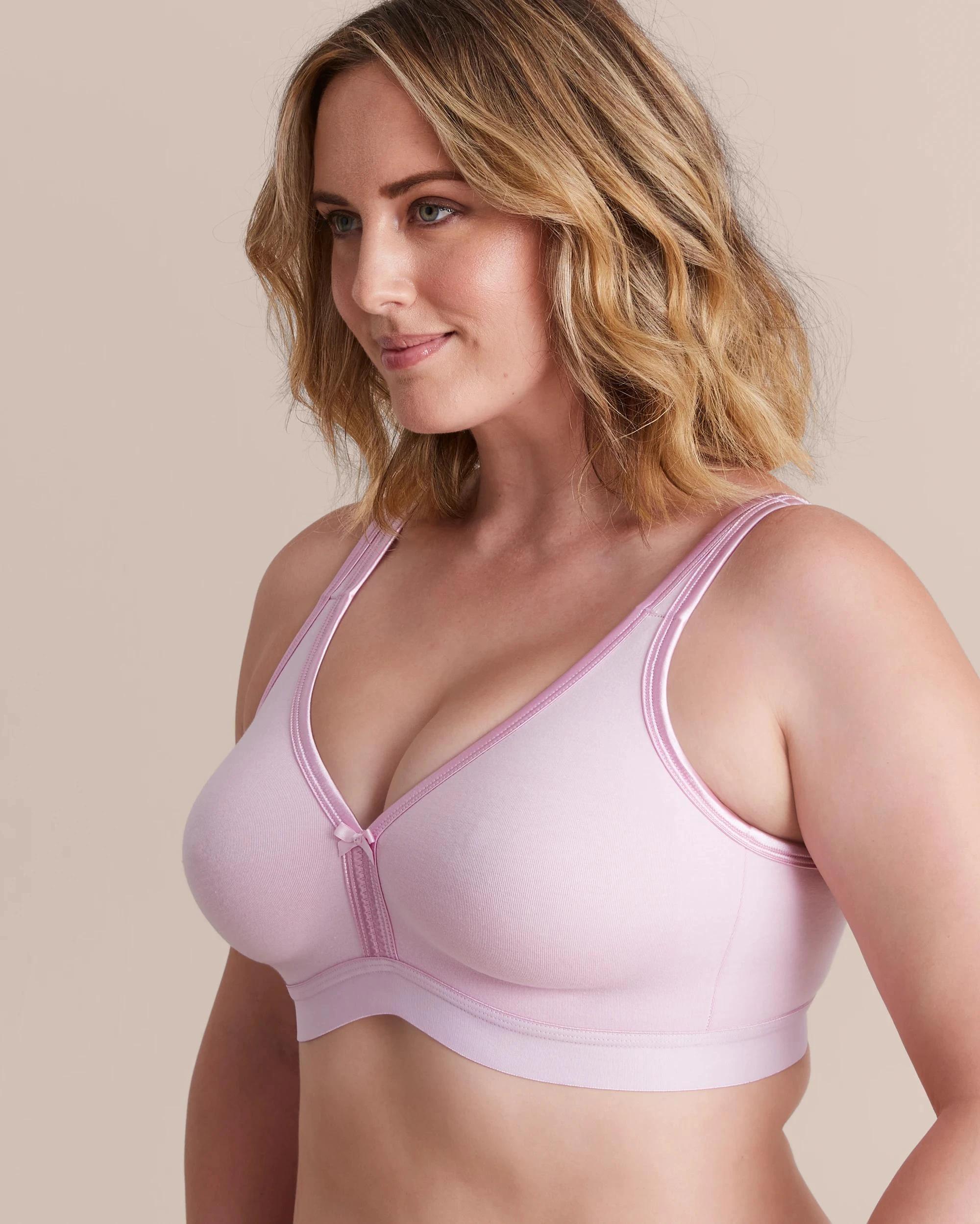 6 Target Woman Plus Size Lucy Australian Cotton Blend Moulded Wirefree Bra WINSOME ORCHID, 6 of 10