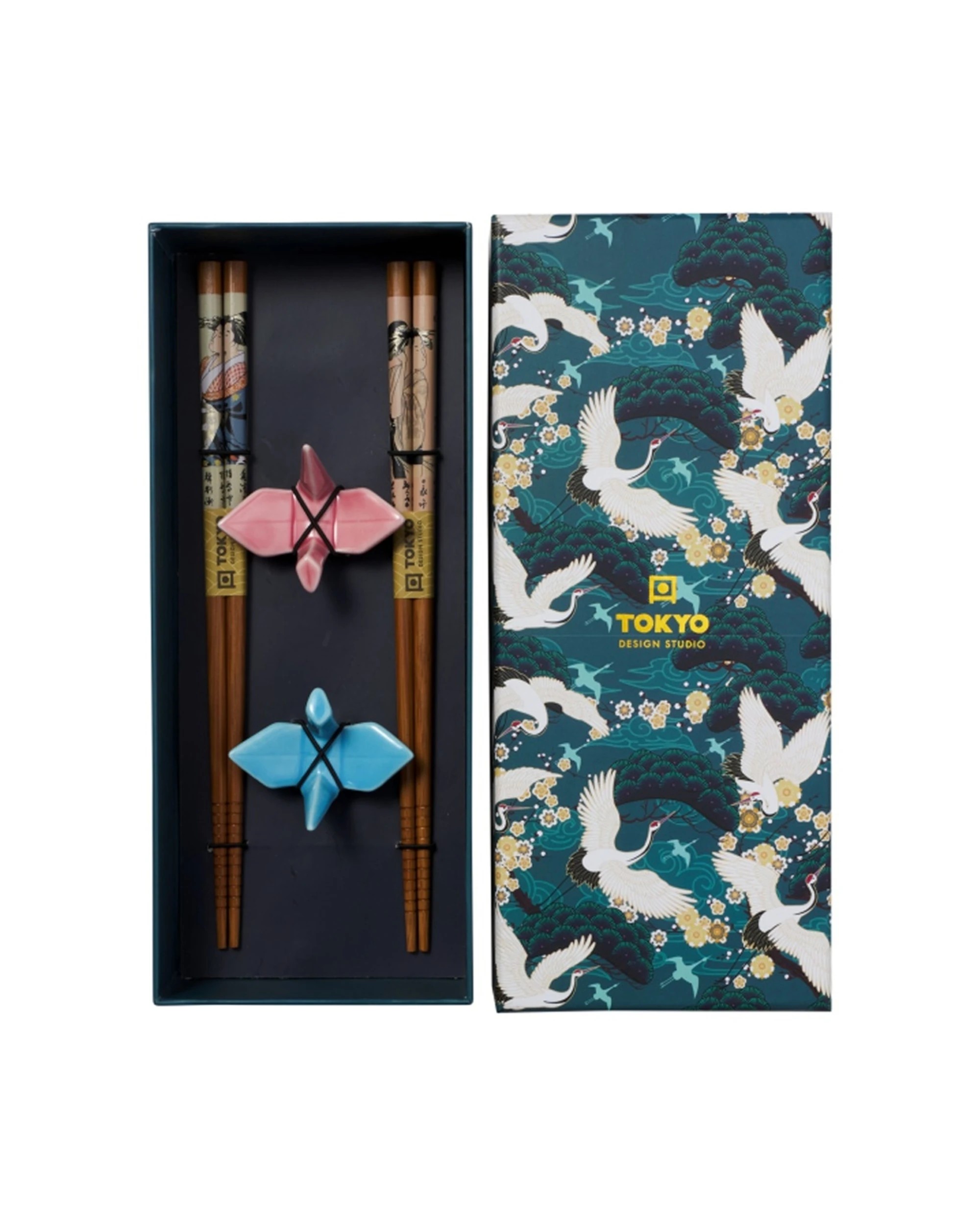 4 Tokyo Design 2x 4pc Chopstick Blow Fish Chopsticks with Rest - Assorted, 4 of 6