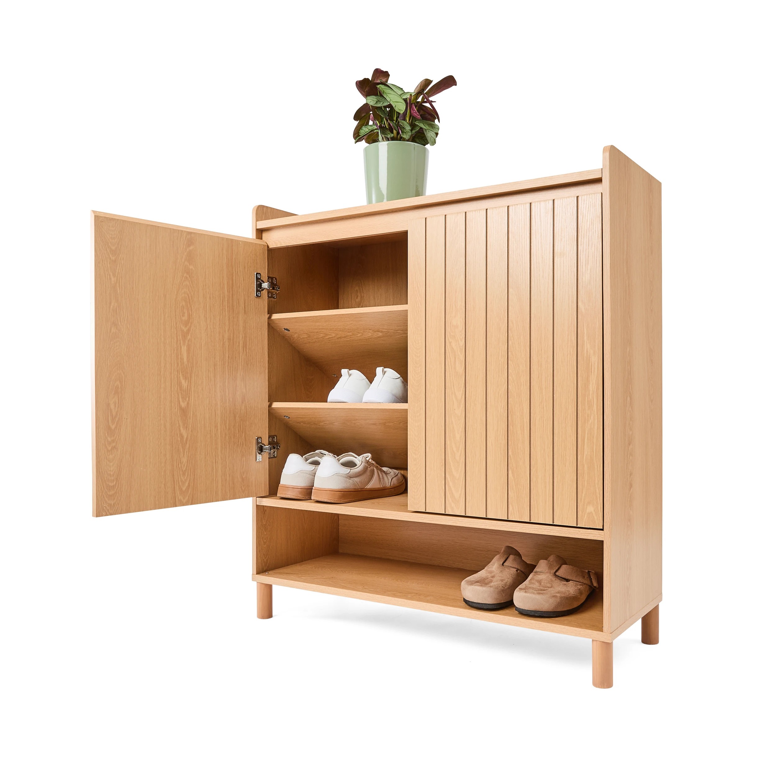 1 Leon Entry Shoe Cabinet, 1 of 10