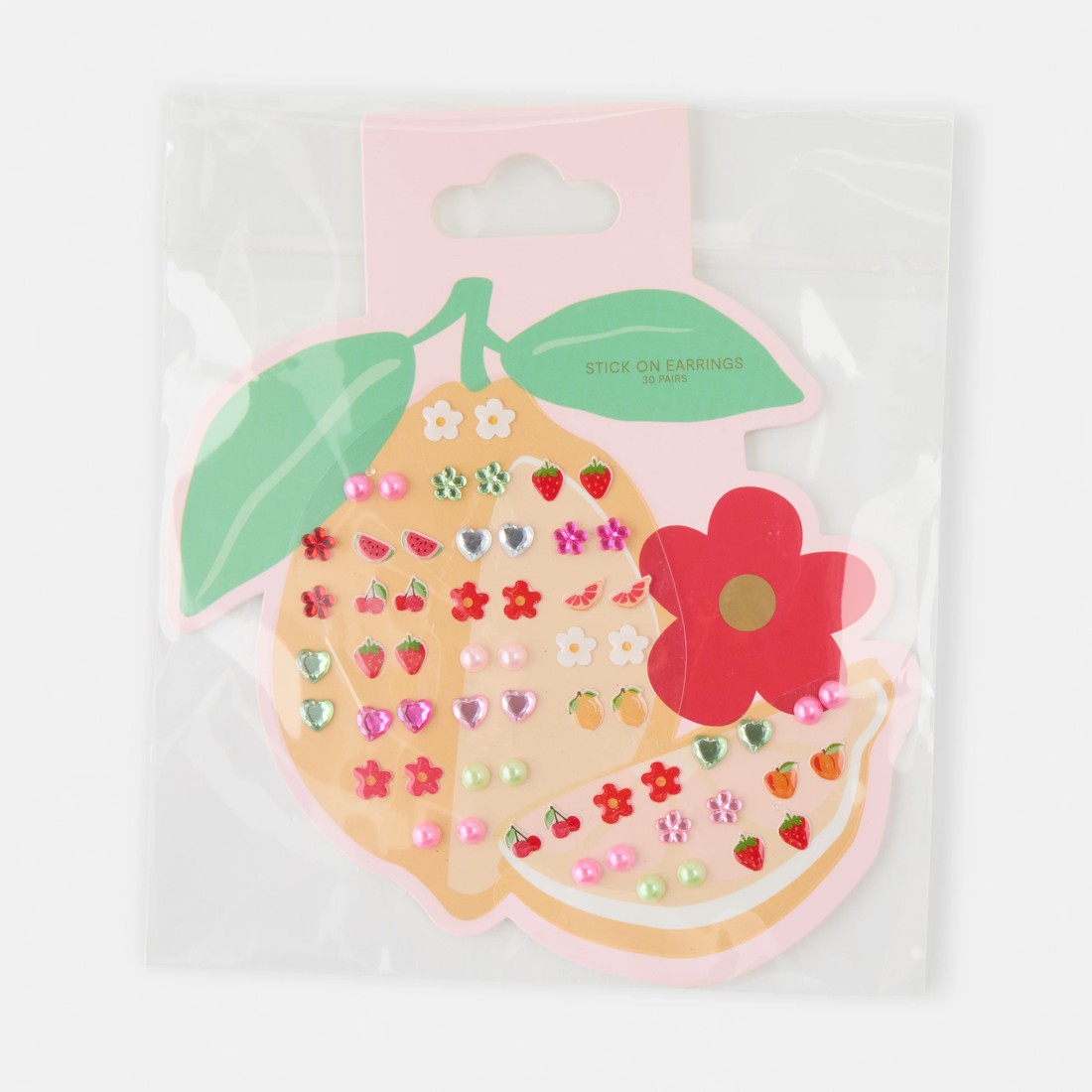 4 30 Pack Stick On Earrings - Fruit, 4 of 4