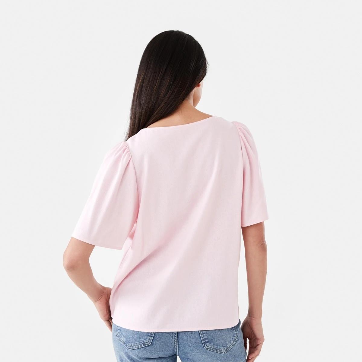 3 Short Sleeve Flutter Top SOFT BLOSSOM, 3 of 6