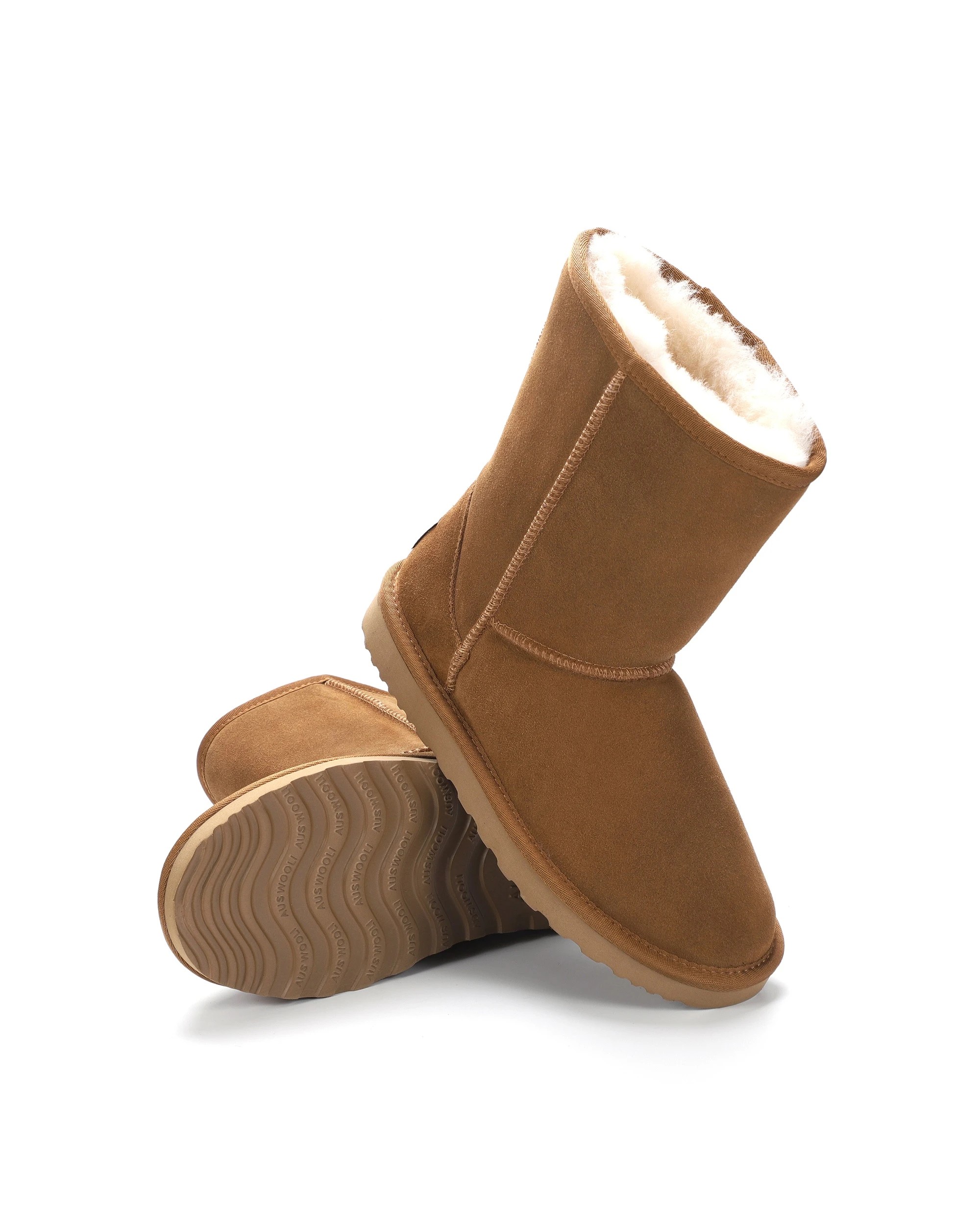 6 Aus Wooli Ugg Mid Calf Sheepskin Boot, 6 of 6