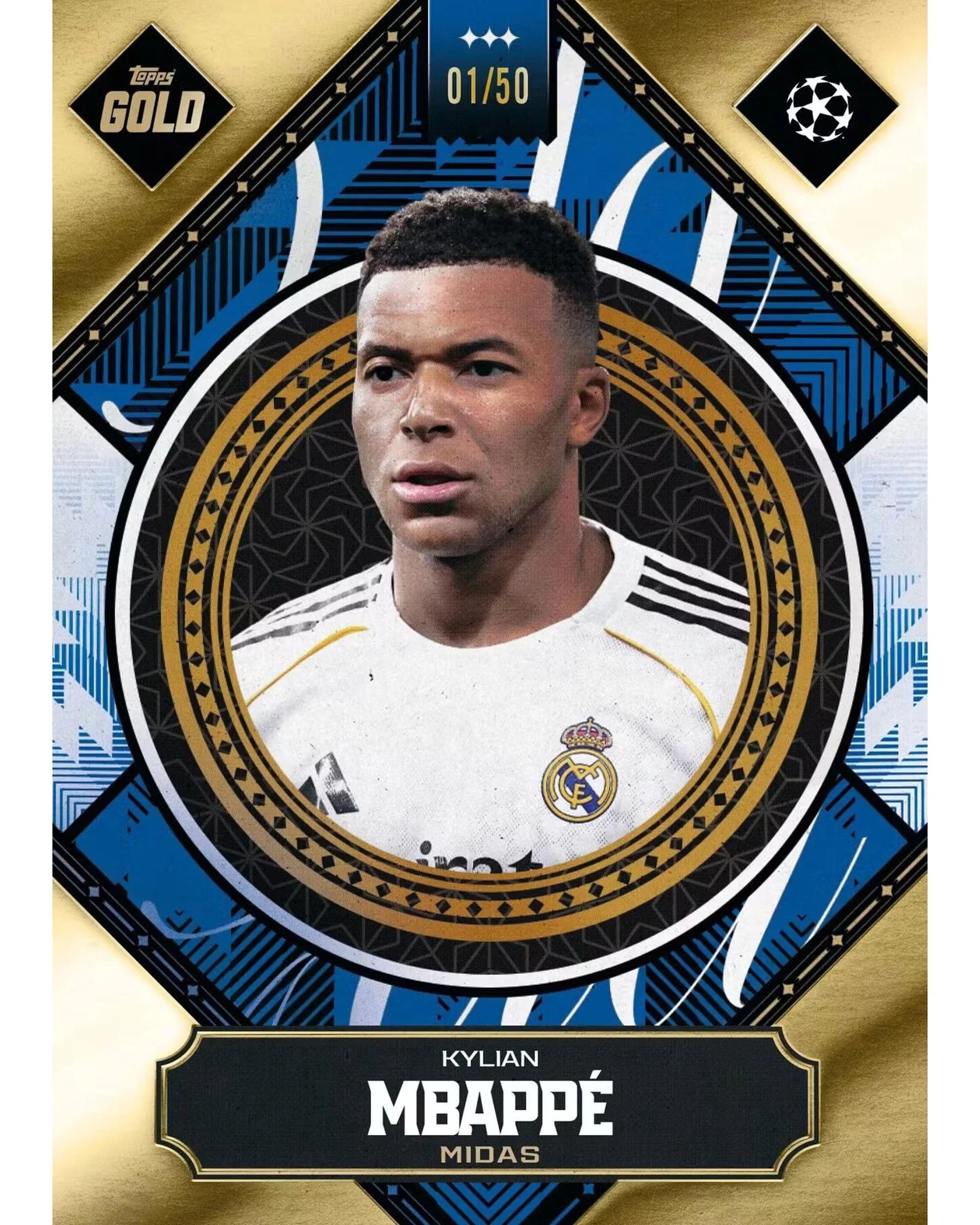 7 Topps 2025/2026 Gold UEFA Club Competitions Soccer Hobby Box, 7 of 8