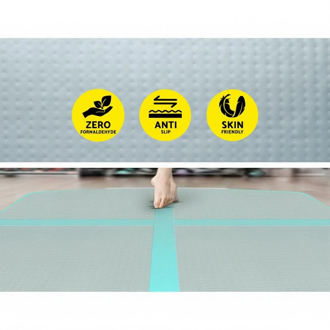 4 Everfit 4X1M Airtrack Inflatable Air Track Tumbling Mat W/Pump Floor Gymnastics - Multi, 4 of 7