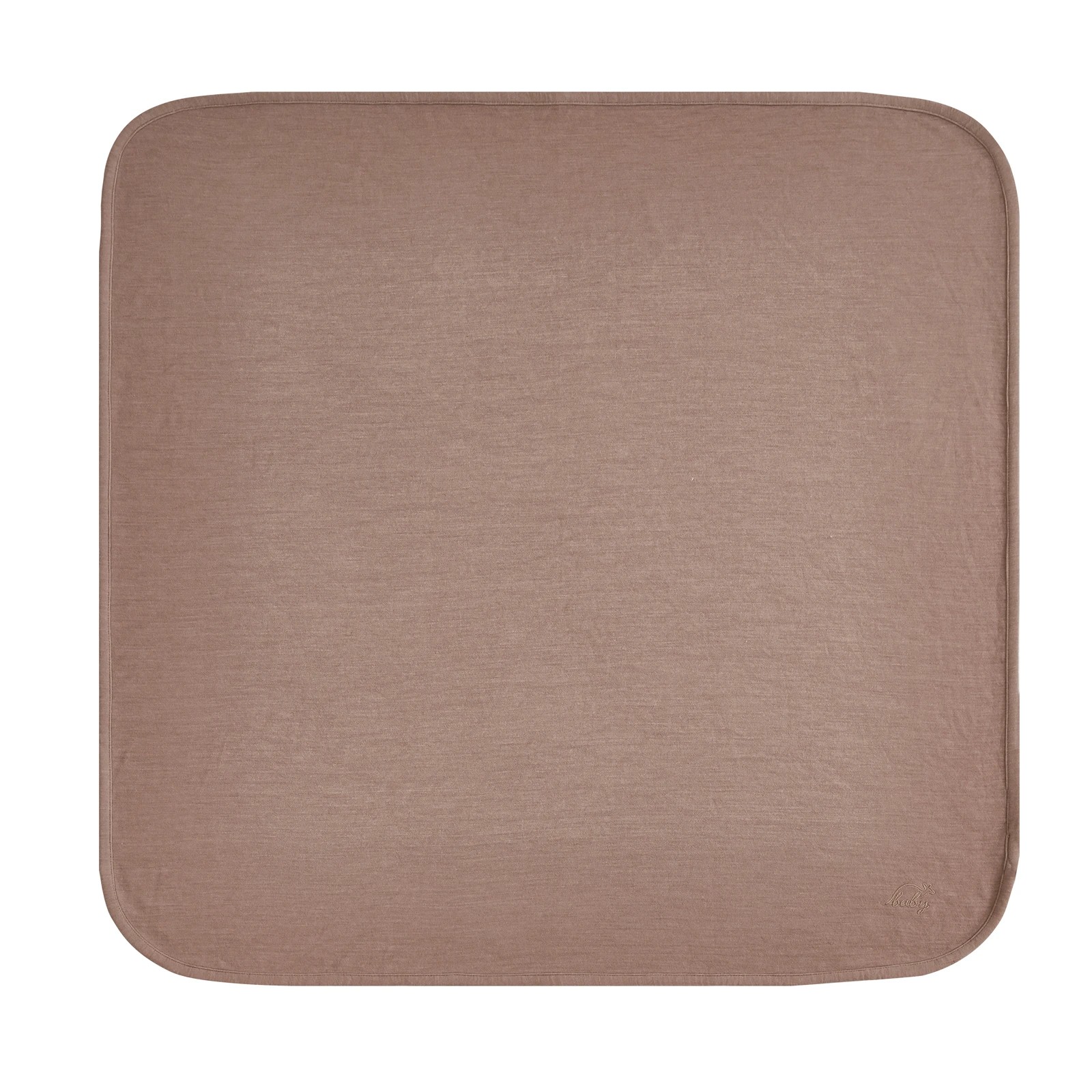 6 Merino Baby Australian Merino Wool Merino Blanket-Brown Marle, 6 of 7