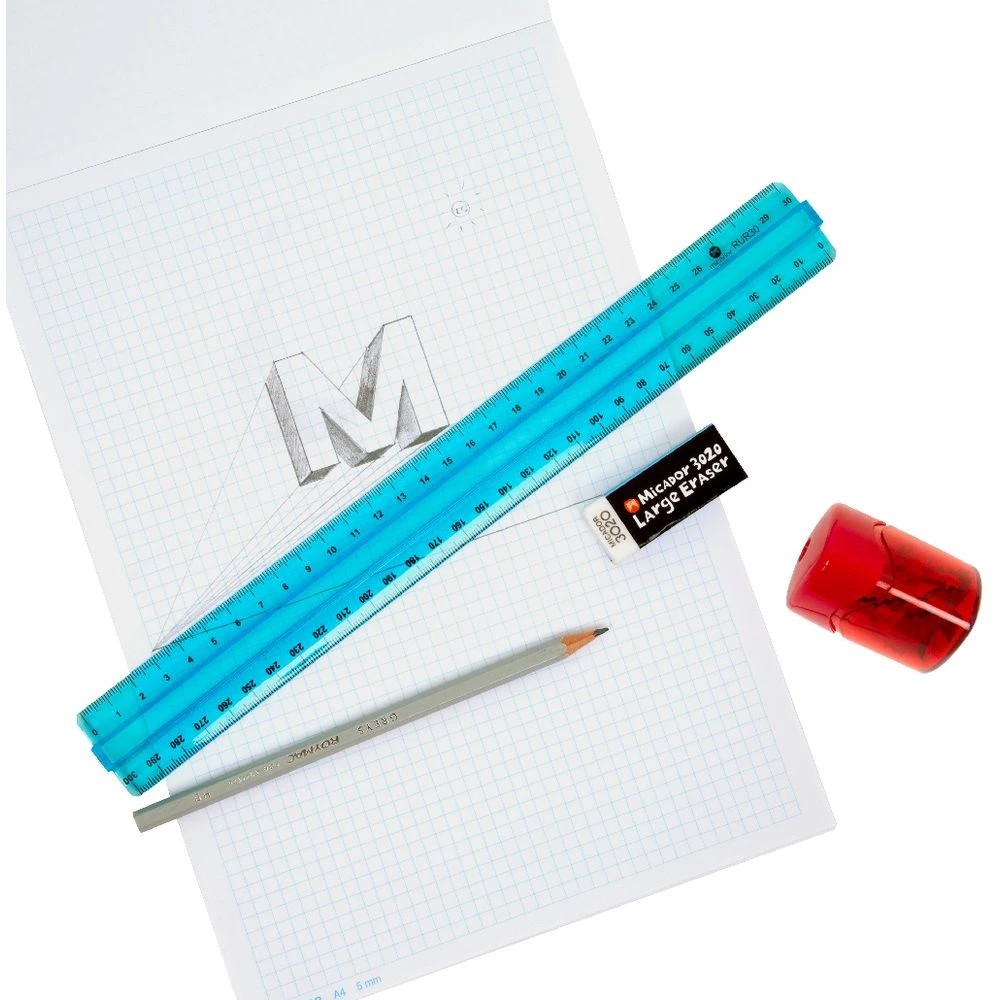 3 Micador Review Ruler 30cm, 3 of 3
