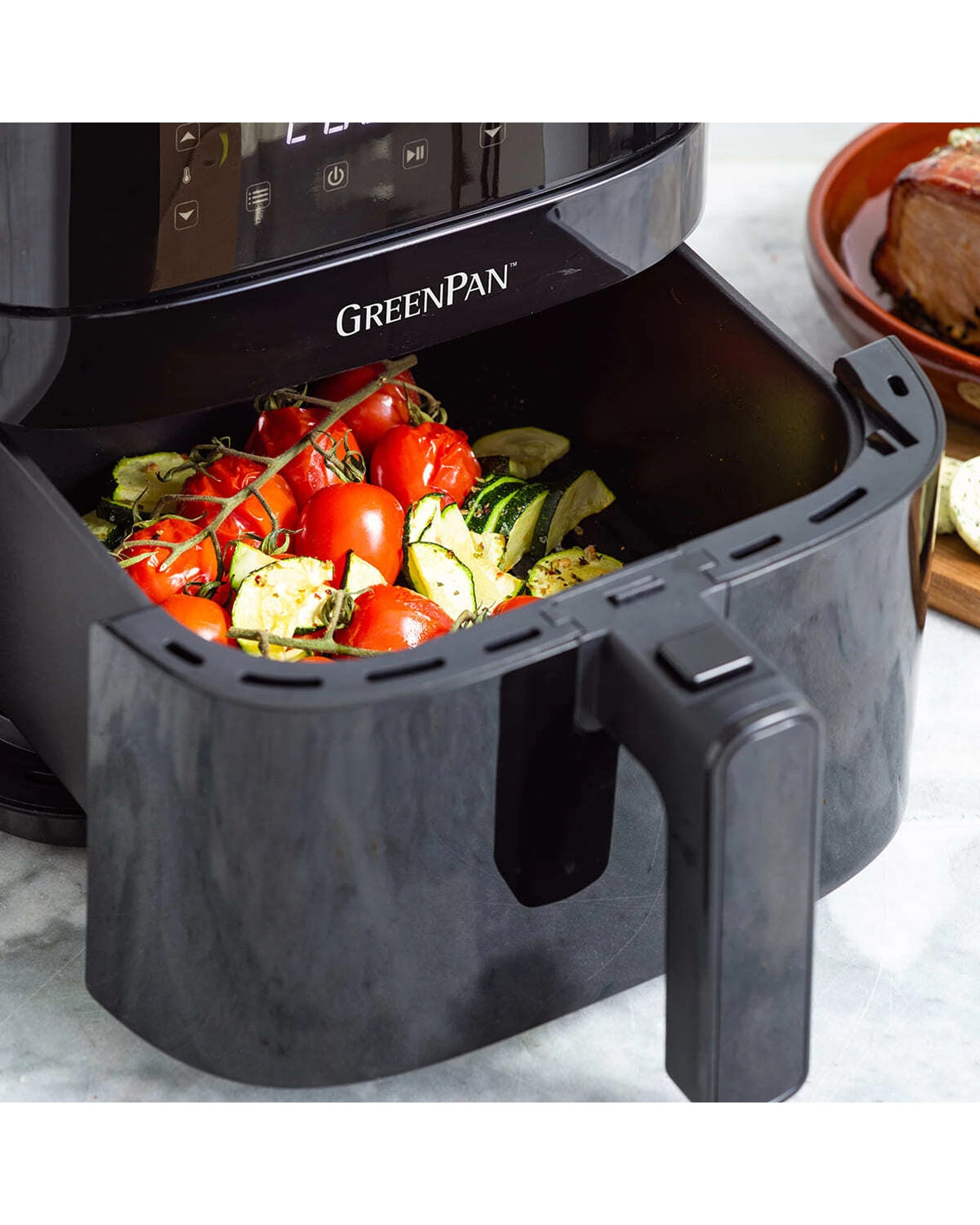 6 Greenpan Bistro 1 Basket Airfryer Home Kitchen Cookware Appliance - Black, 6 of 7
