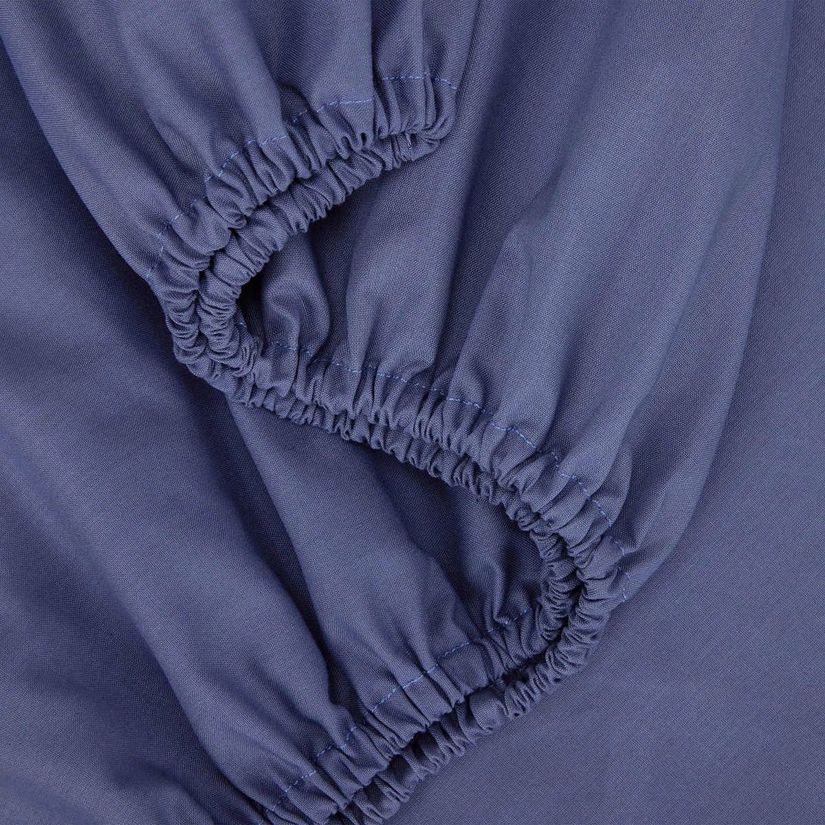 3 180 Thread Count Sheet Set - Queen Bed, Mid Blue, 3 of 7