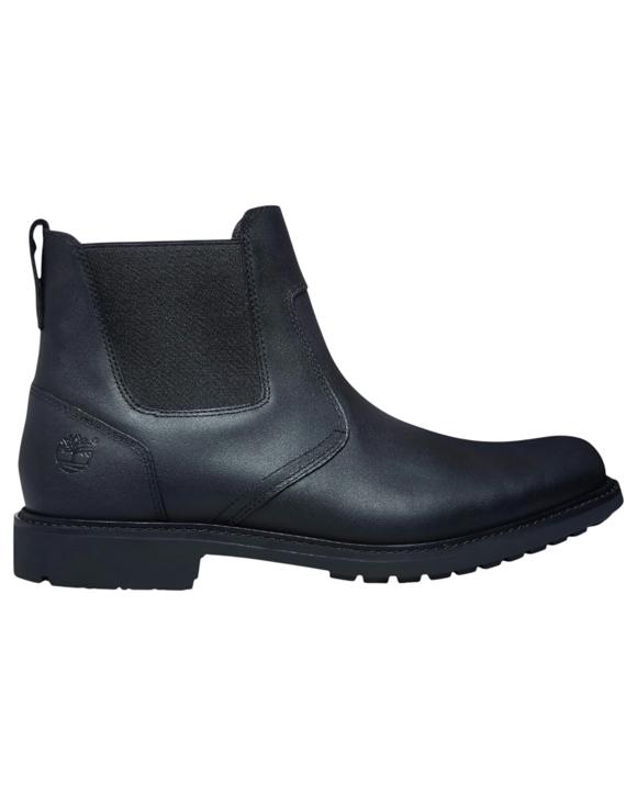 Timberland Mens Stormbucks Mid Chelsea Slip On Black Boot