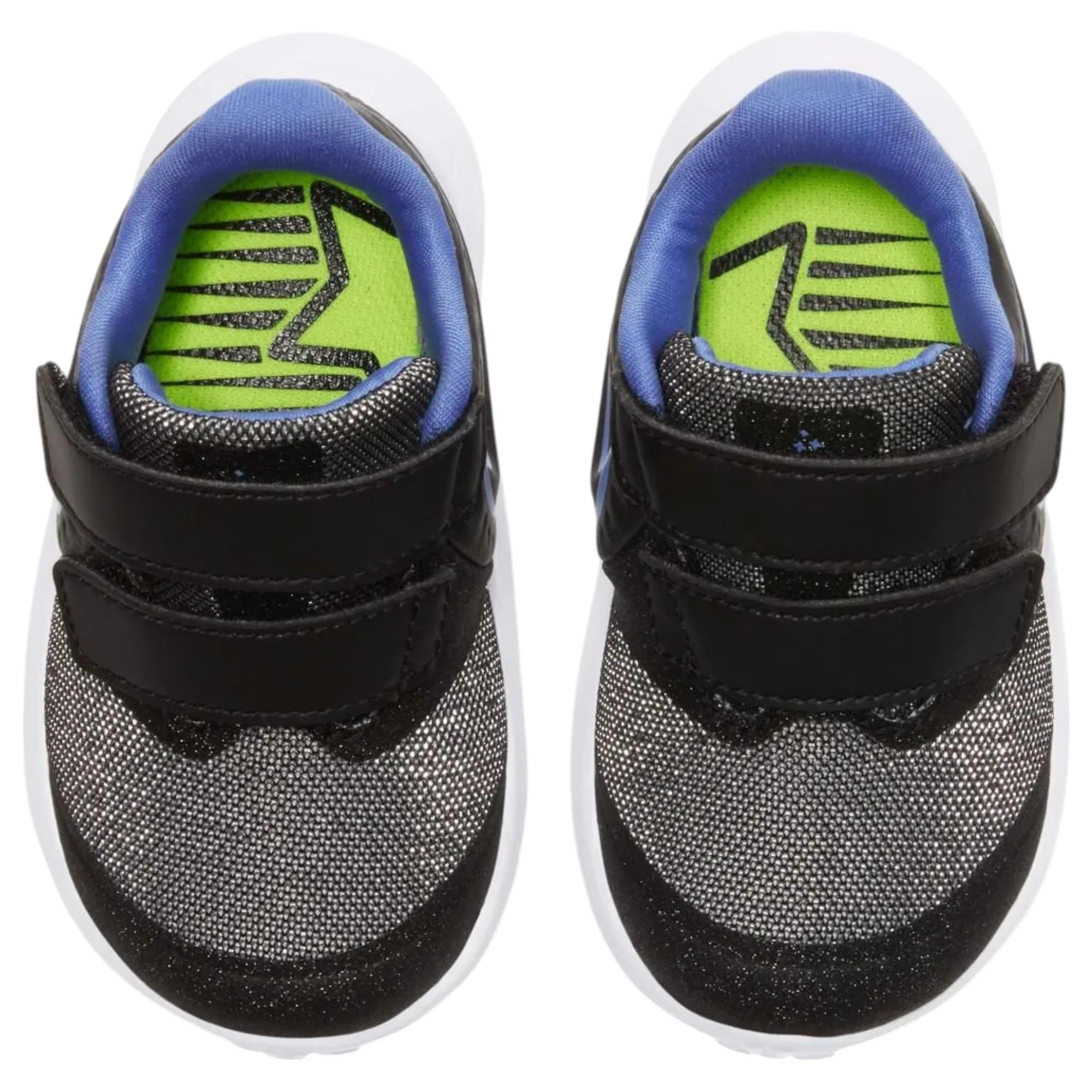 5 Nike Kids Girls Star Runner 2 Glitter Black/Black-Sapphire Toddler Shoes BLACK/BLACK-SAPPHIRE, 5 of 5