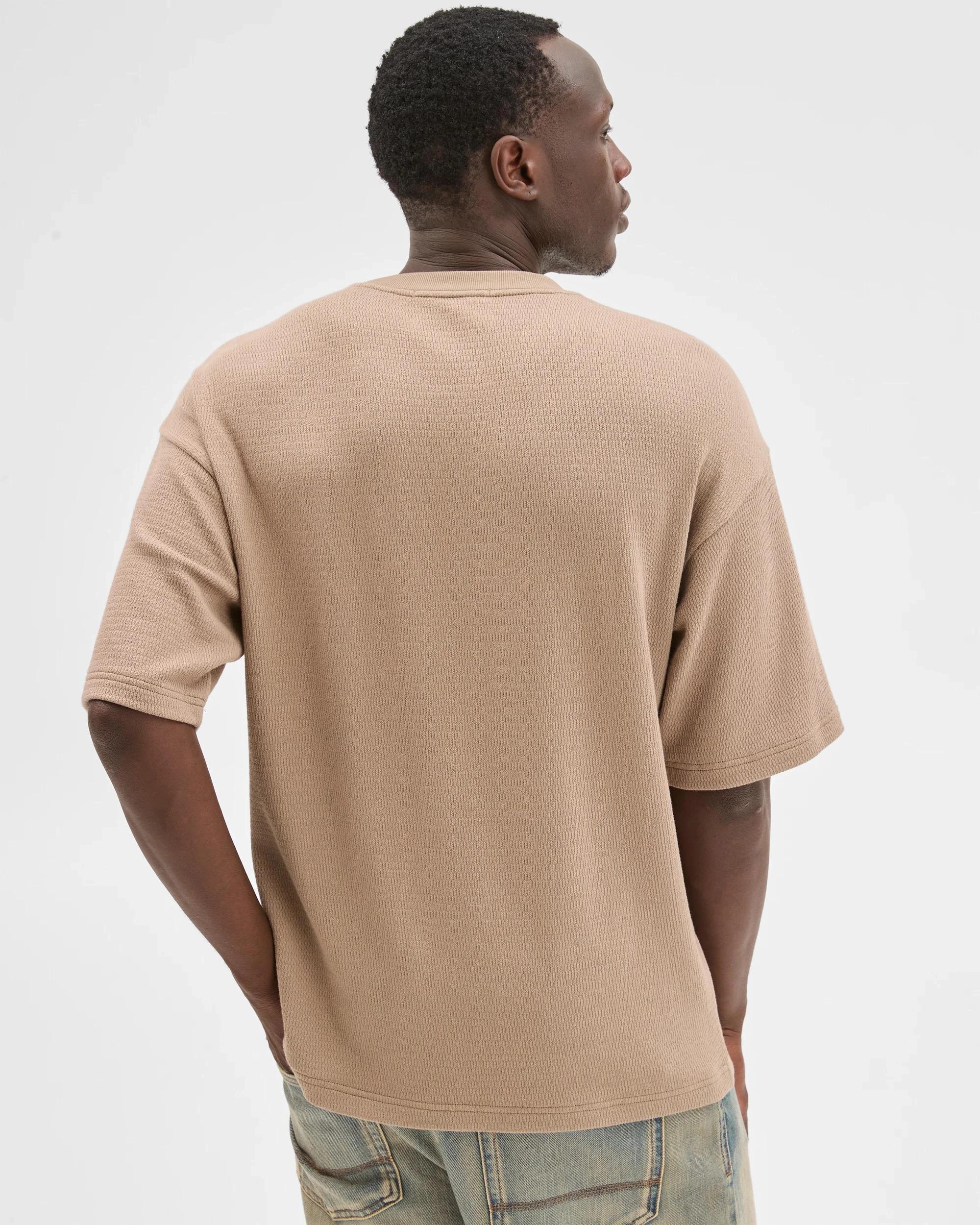 4 Commons Australian Cotton Heavyweight Oversized T-Shirt DESERT TAUPE, 4 of 6