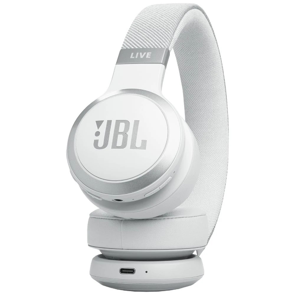 4 JBL Live 670 Wireless On-Ear Headphones White, 4 of 10