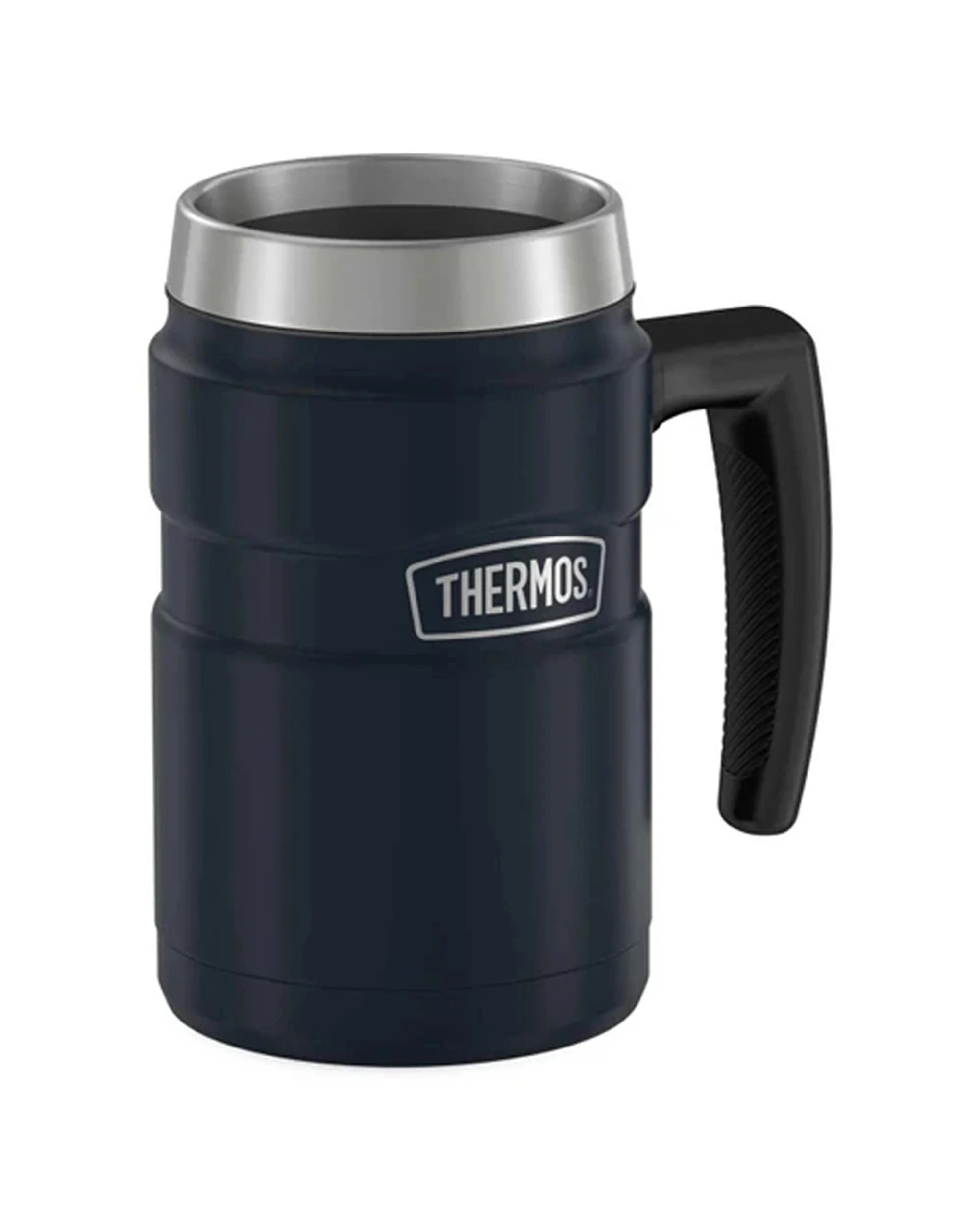 2 Thermos 470Ml Stainless King Stainless Steel Vacuum Insulated Camping Mug - Blue, 2 of 3