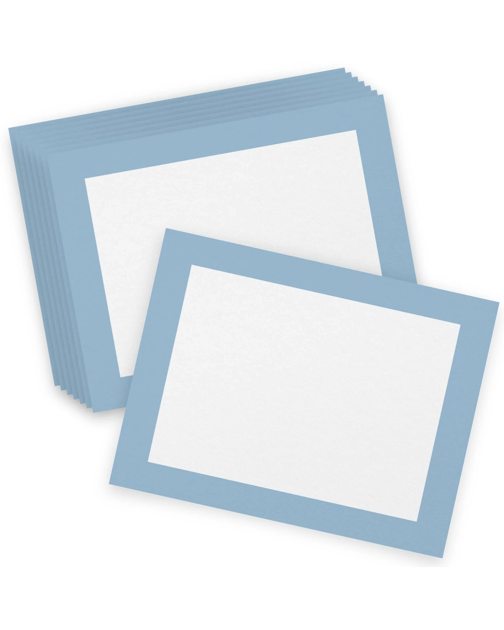 2 Artwrap and White Paper Placemats Pack of 8 - Blue, 2 of 5
