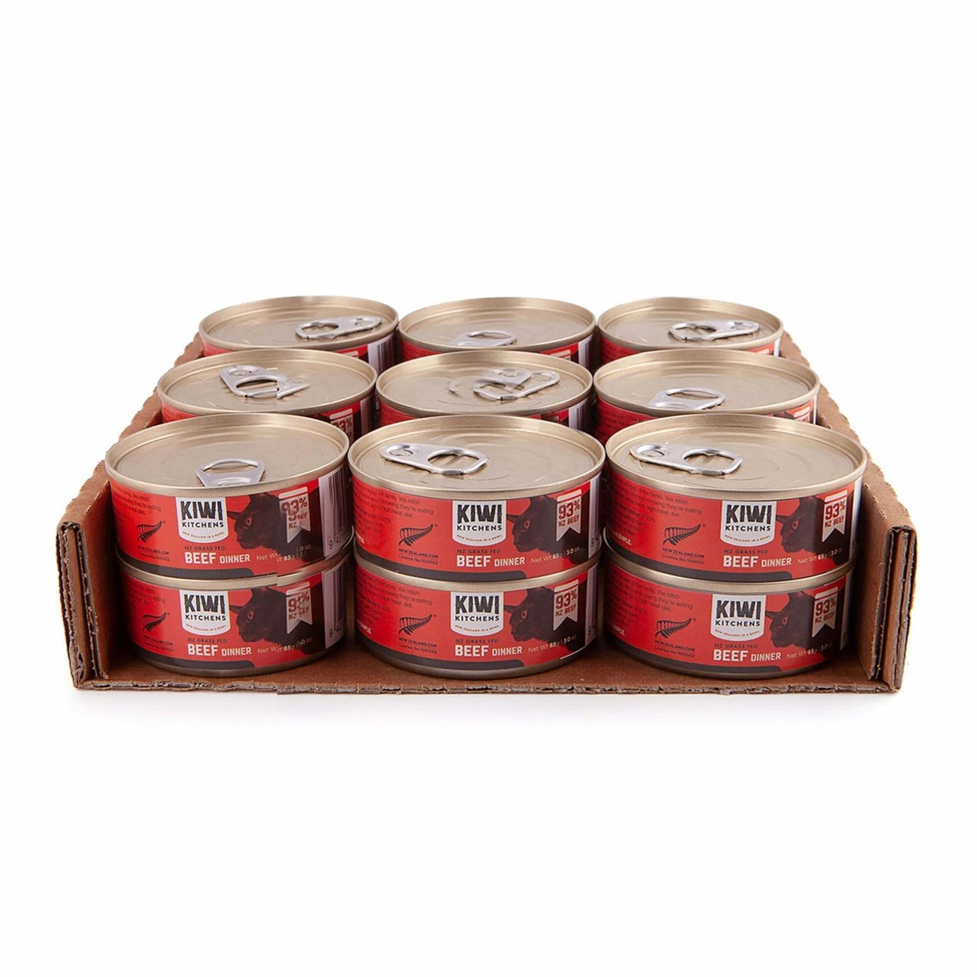 1 Kiwi Kitchens Cat Beef 85g 18pk, 1 of 2