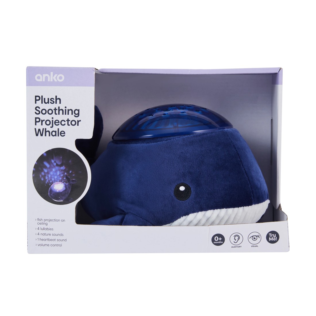 5 Plush Soothing Projector Whale, 5 of 6