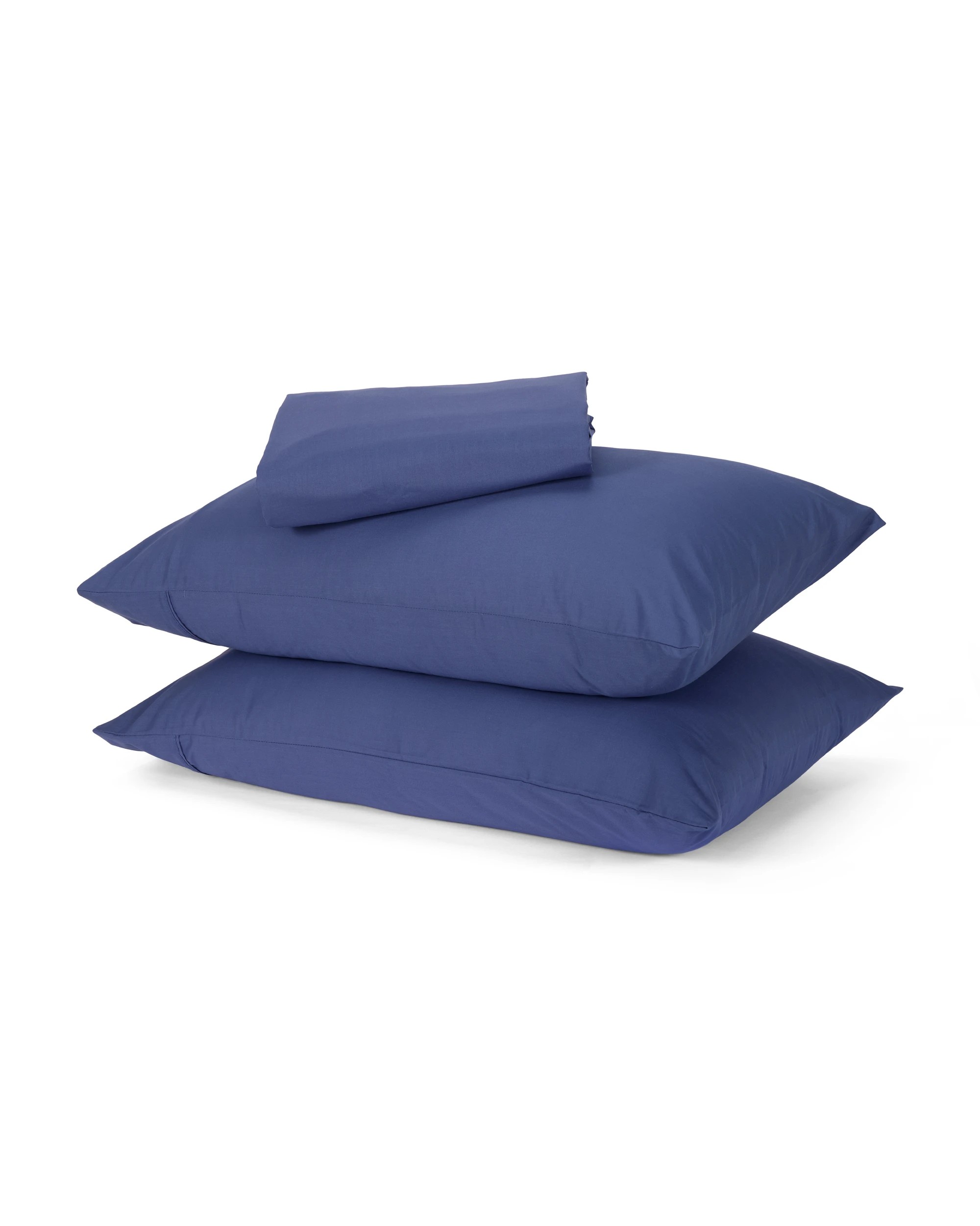3 180 Thread Count Sheet Set - Queen Bed, Mid Blue, 3 of 7