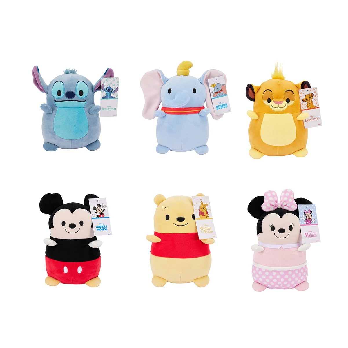 8 Disney 8in. Cushy Plush Toy - Assorted, 8 of 8
