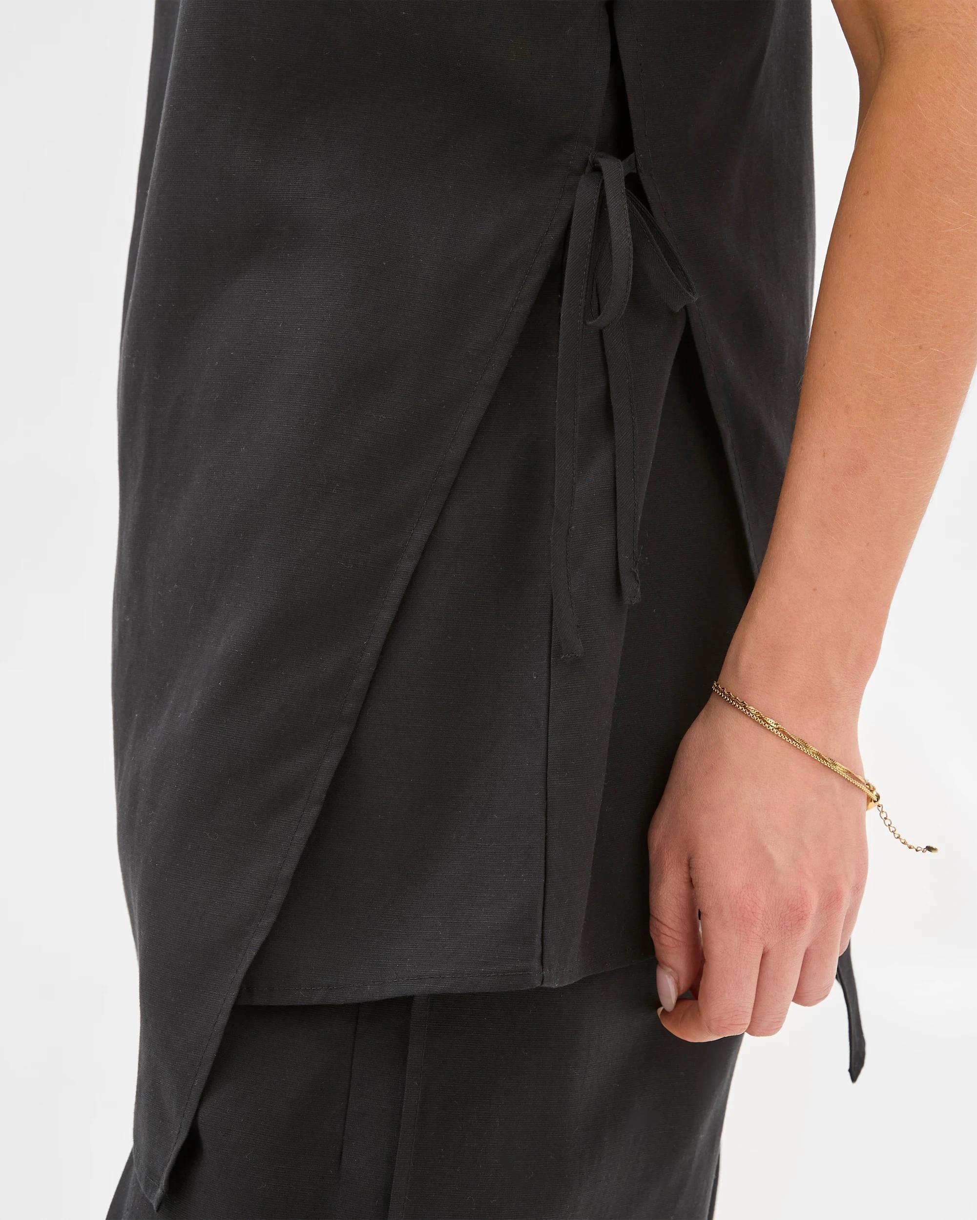 5 Lily Loves Strappy Tunic Cami BLACK, 5 of 7