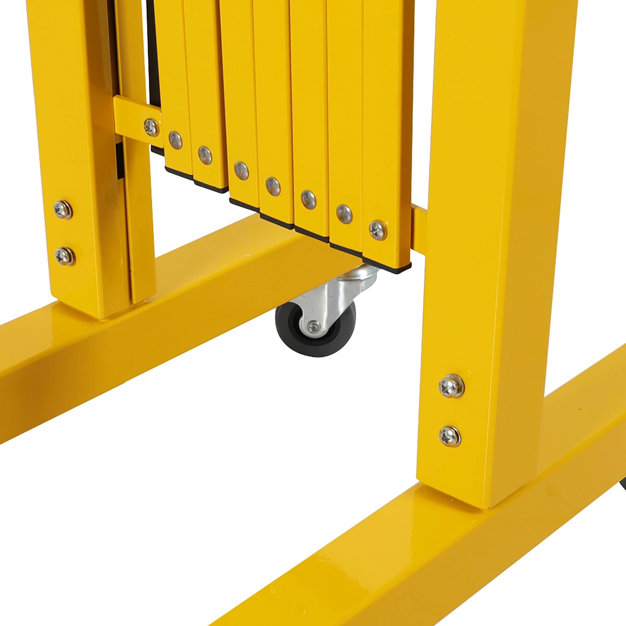 4 Traderight Expandable Aluminium Barrier Gate 11Ft - Yellow, 4 of 5