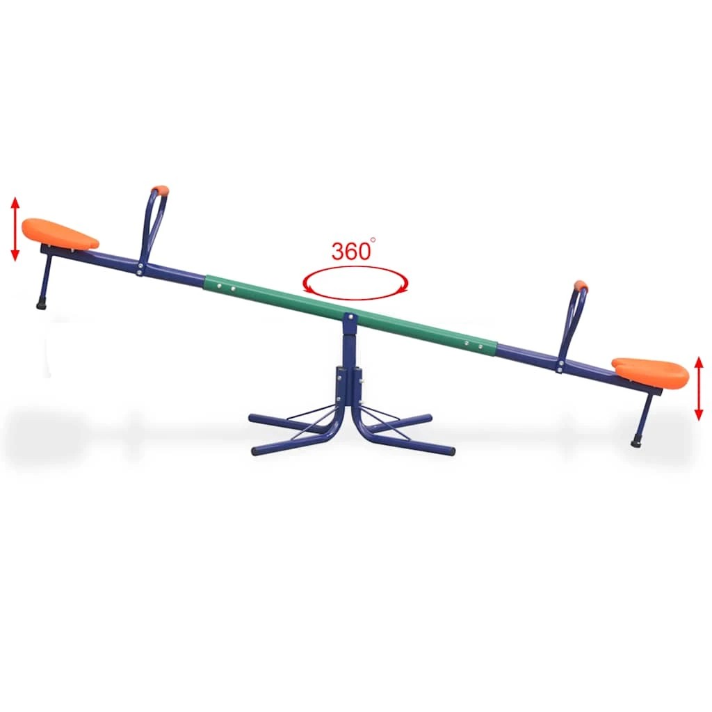 7 Vidaxl Seesaw Teeterboard - Orange, 7 of 8
