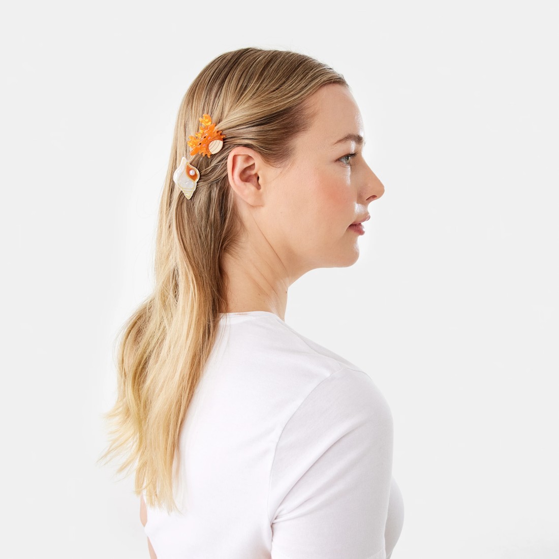 3 4 Pack Novelty Ocean Claw Hair Clips, 3 of 4