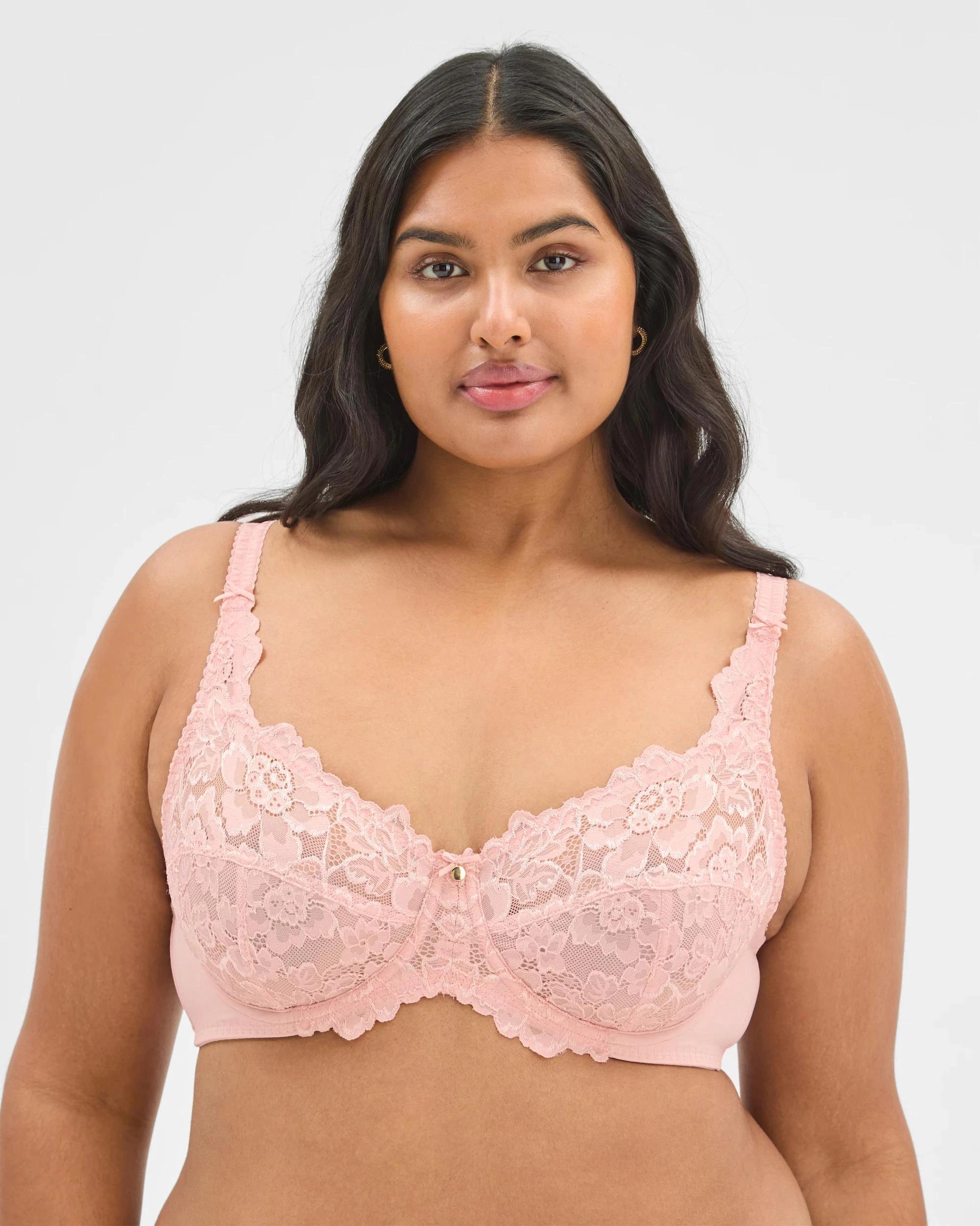 1 Target Woman Plus Size Soft Cup Underwire T-Shirt Bra LIGHT DUSK, 1 of 2