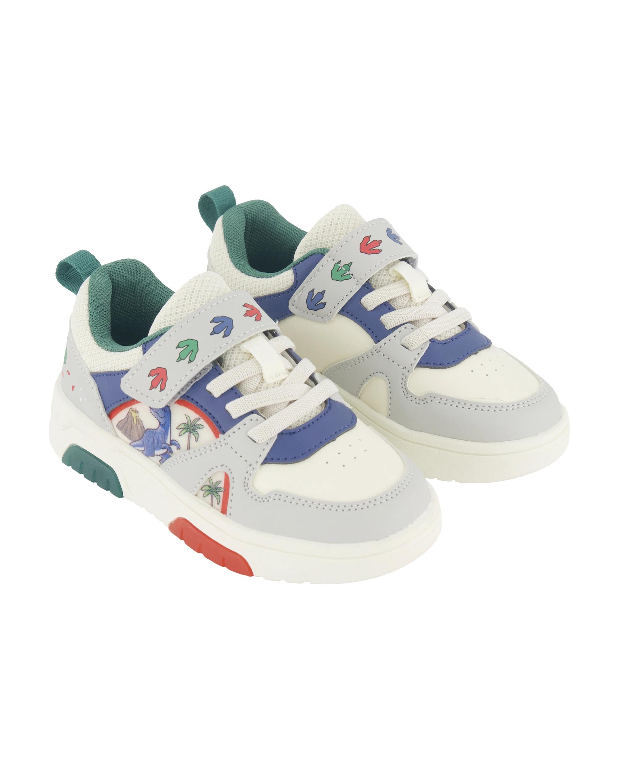 1 Junior Light Up Casual Sneakers Dinosaur, 1 of 6