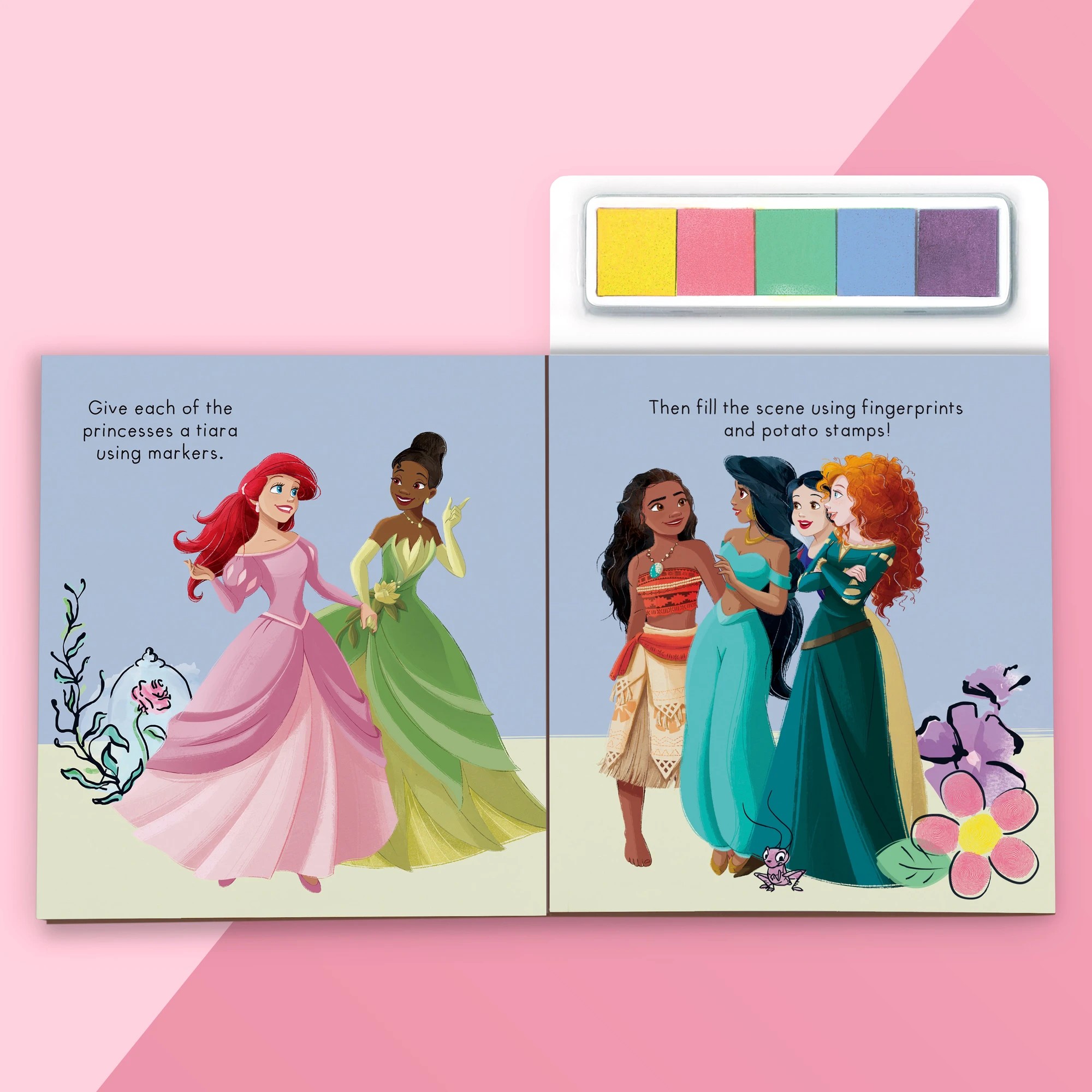 2 Disney Princess Finger Prints - Book, 2 of 4